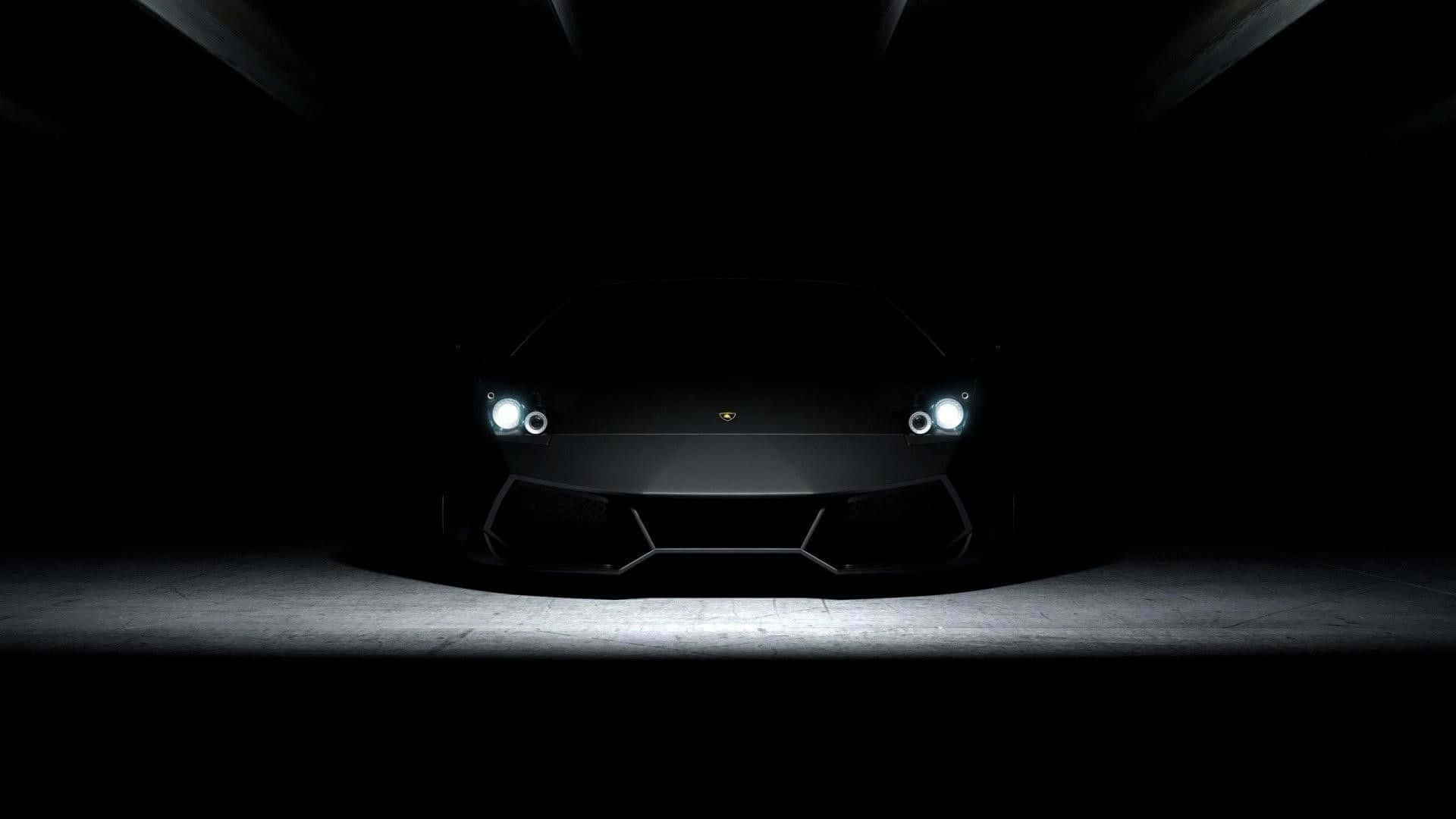 1920x1080 Black Lamborghini Aventador Hood