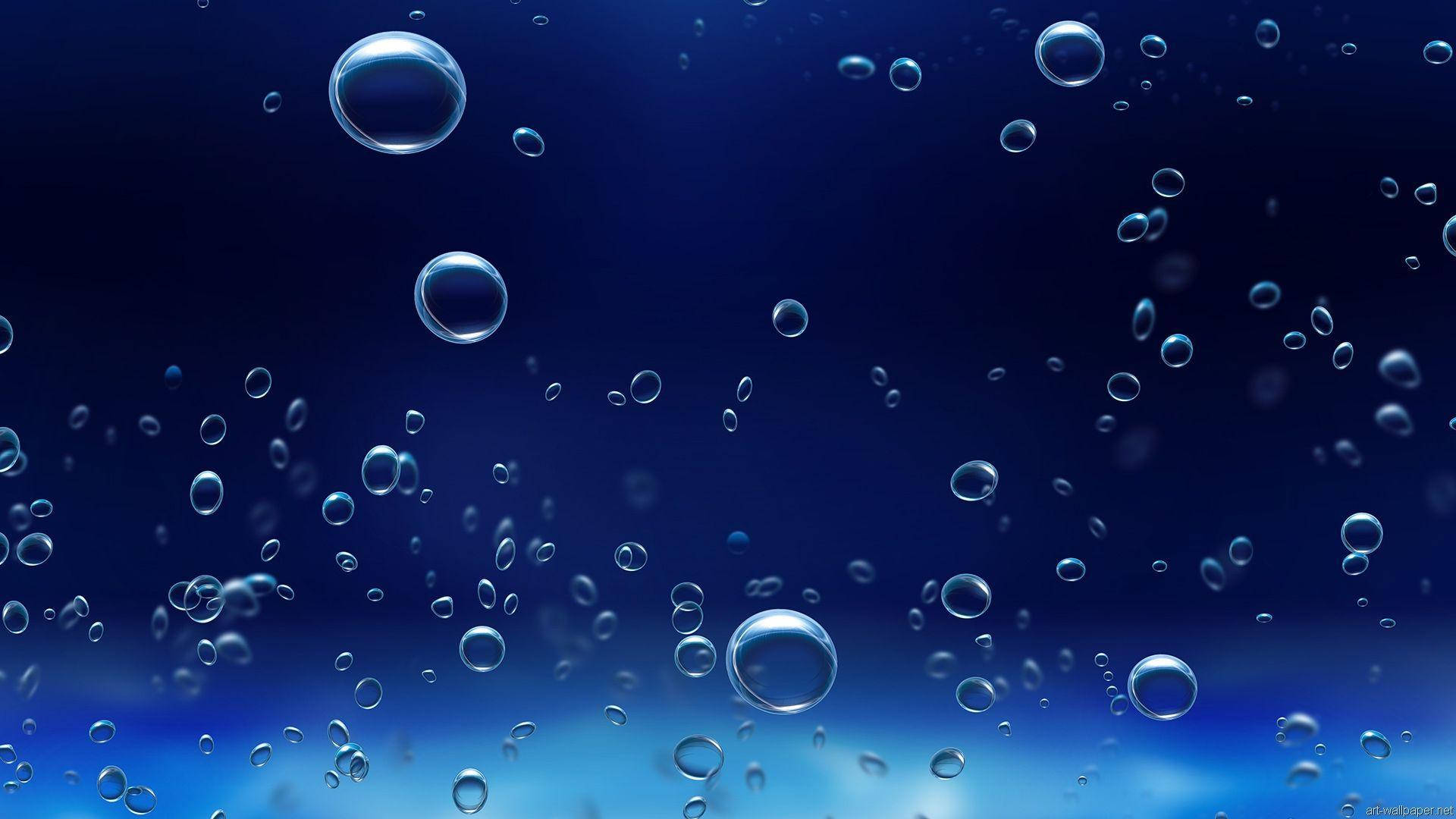 1920x1080 Full Hd Bubbles Underwater Background