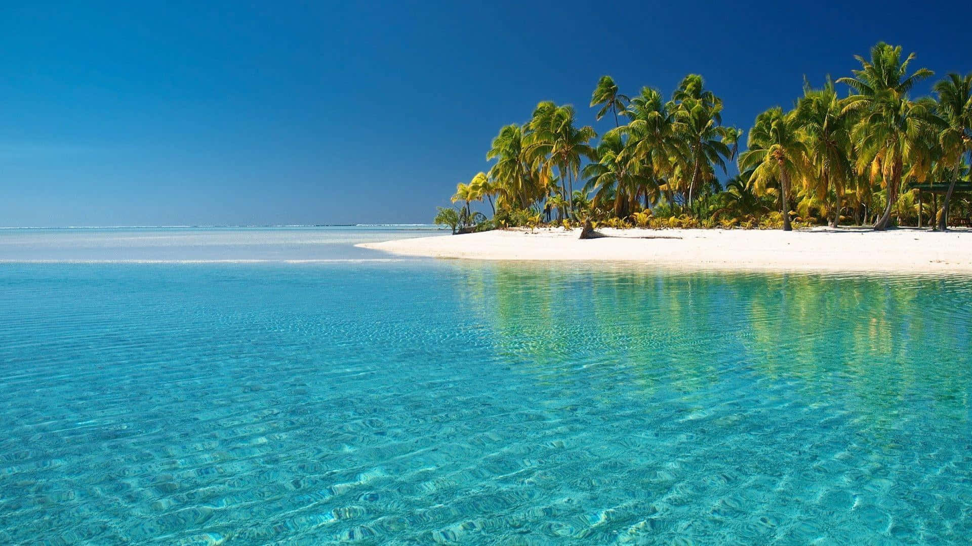 1920x1080 Hd Beach Clear Waters Background