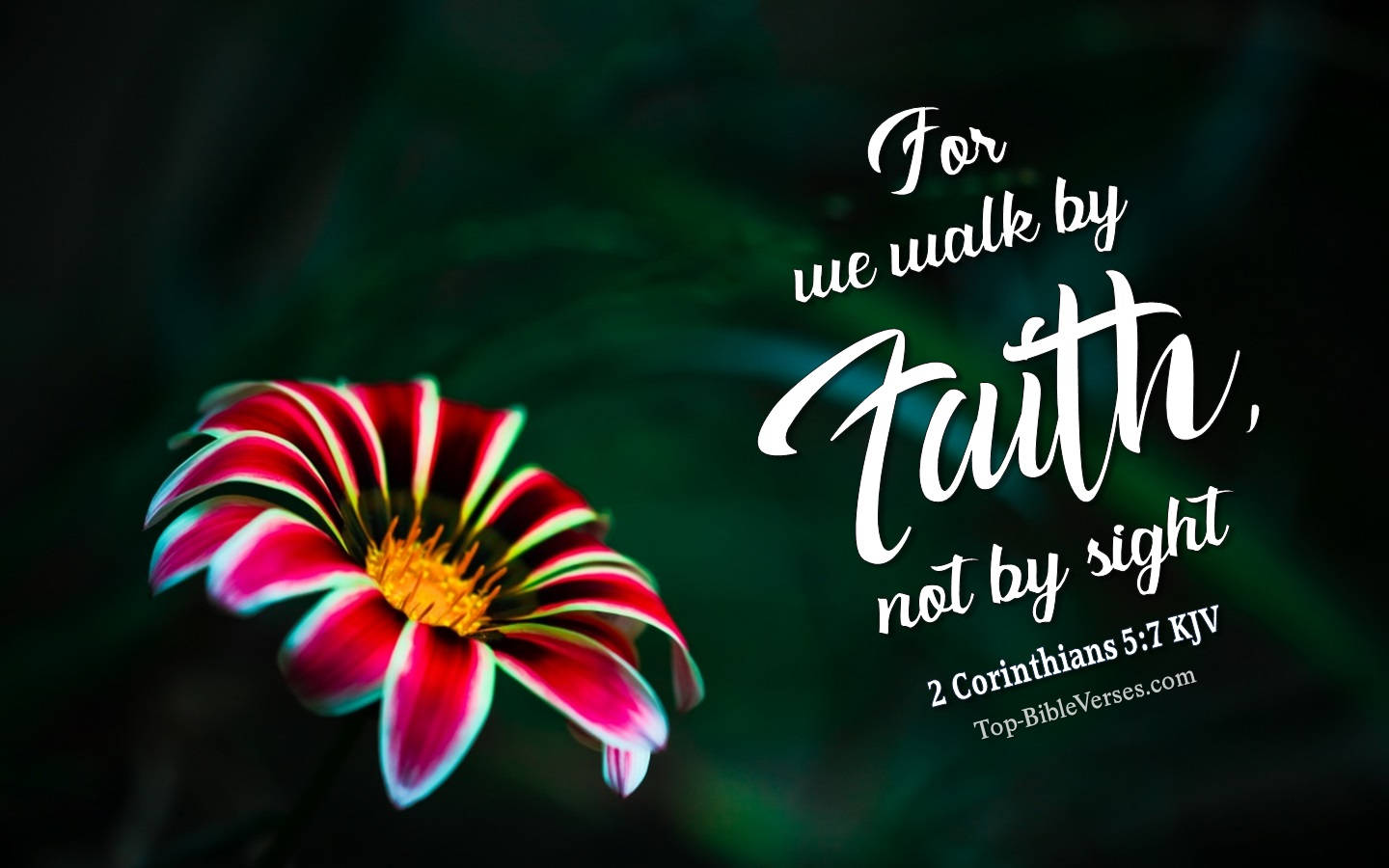 1920x1080 Hd Biblical 2 Corinthians 5:7 Kjv Background