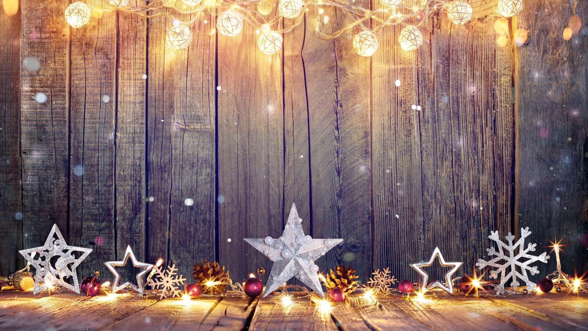 1920x1080 Hd Christmas Decor Background