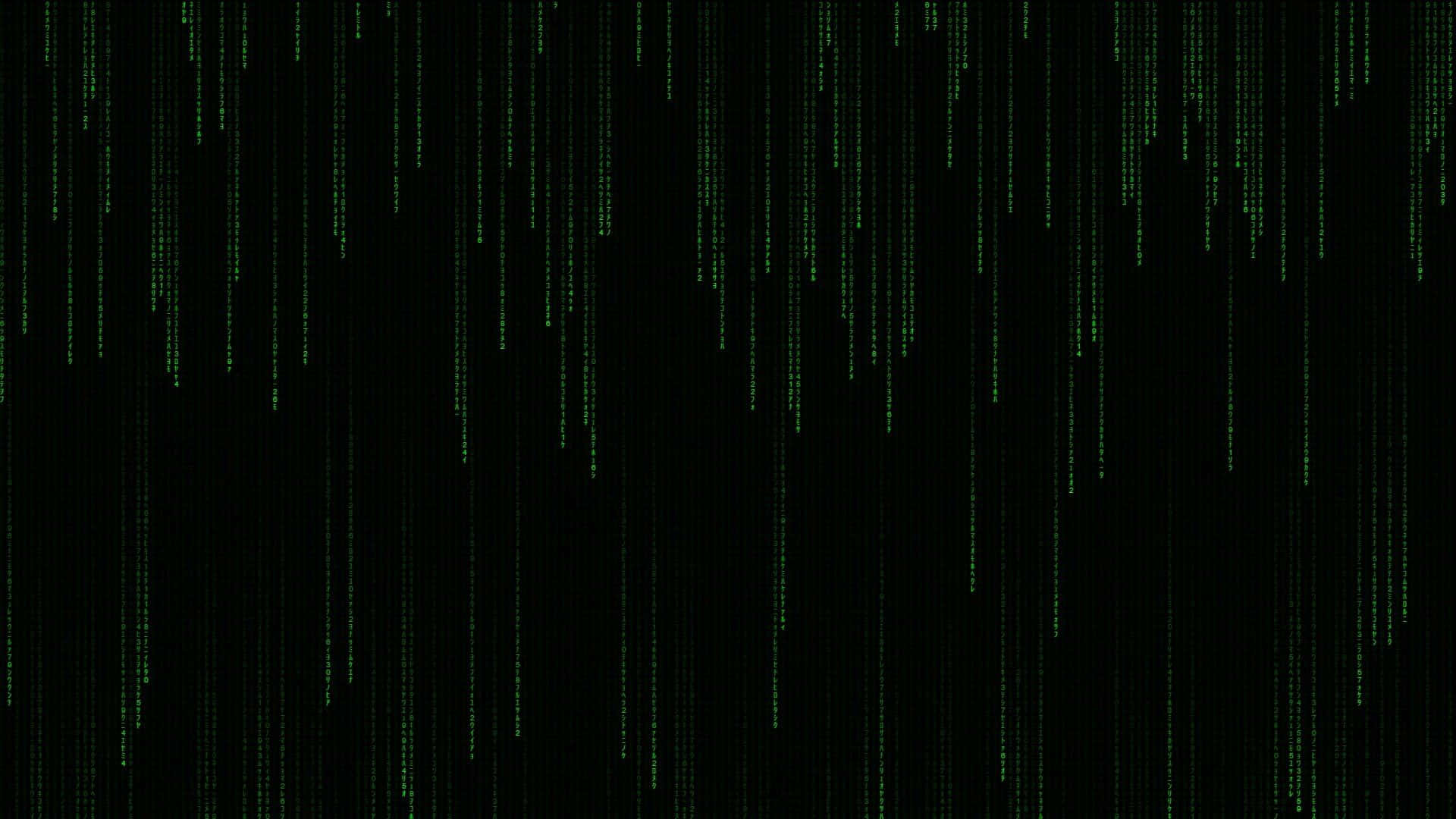 1920x1080 Hd Coding Vertical Matrix