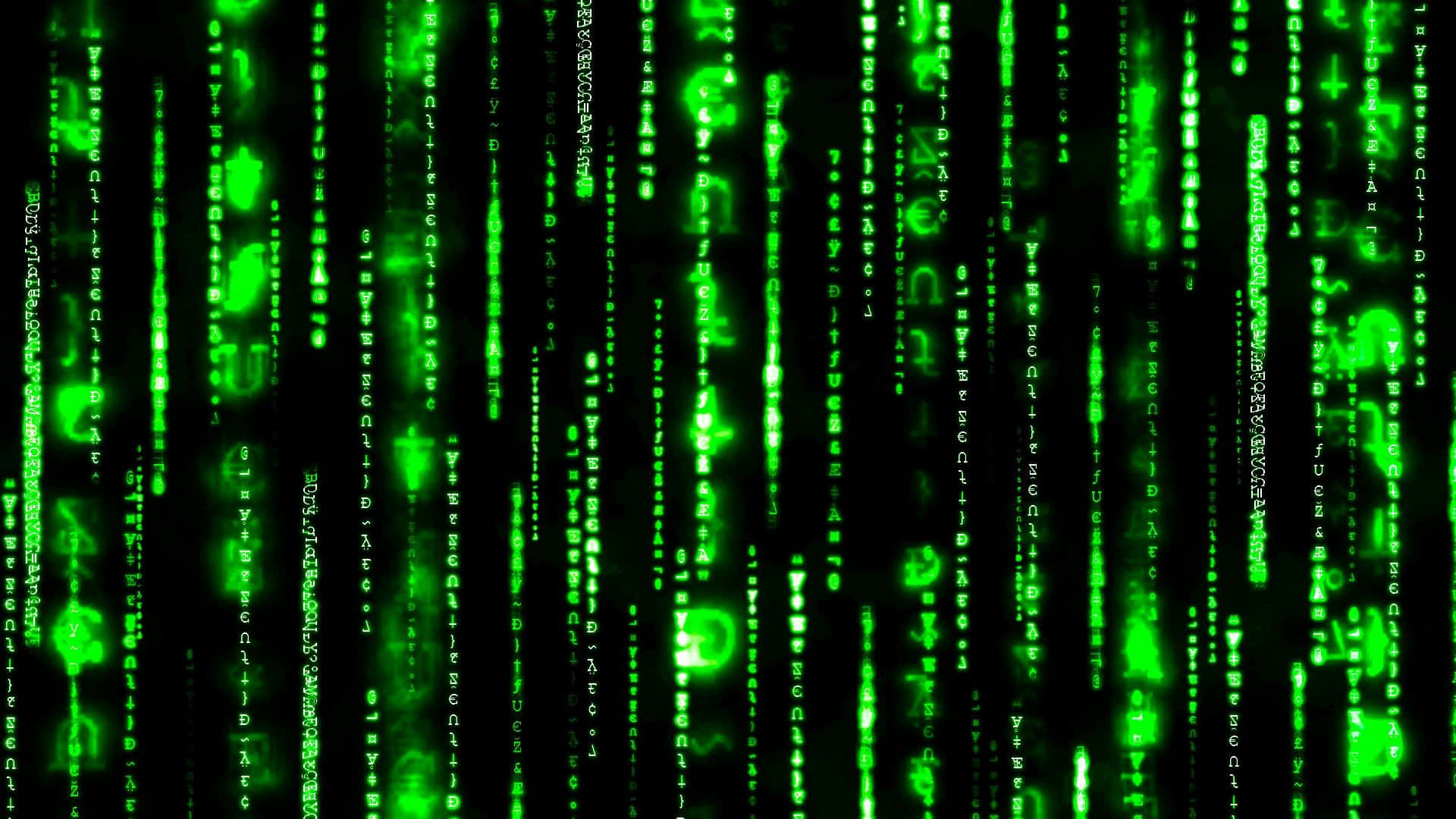 1920x1080 Hd Matrix Coding Background