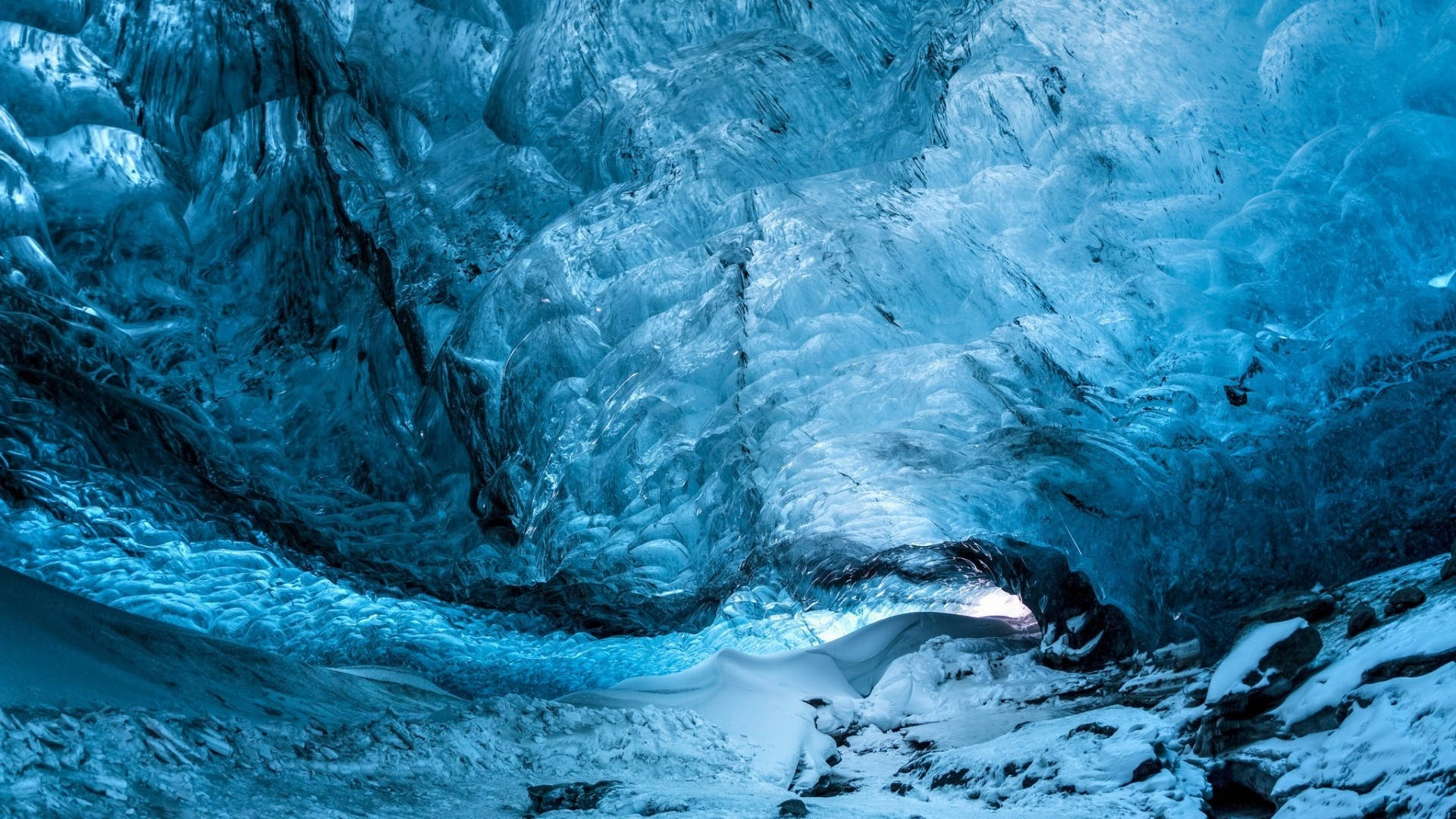 1920x1080 Hd Nature Ice Cave Background