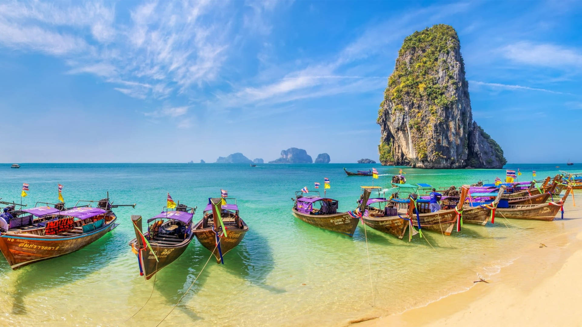 1920x1080 Hd Summer Railay Beach Background