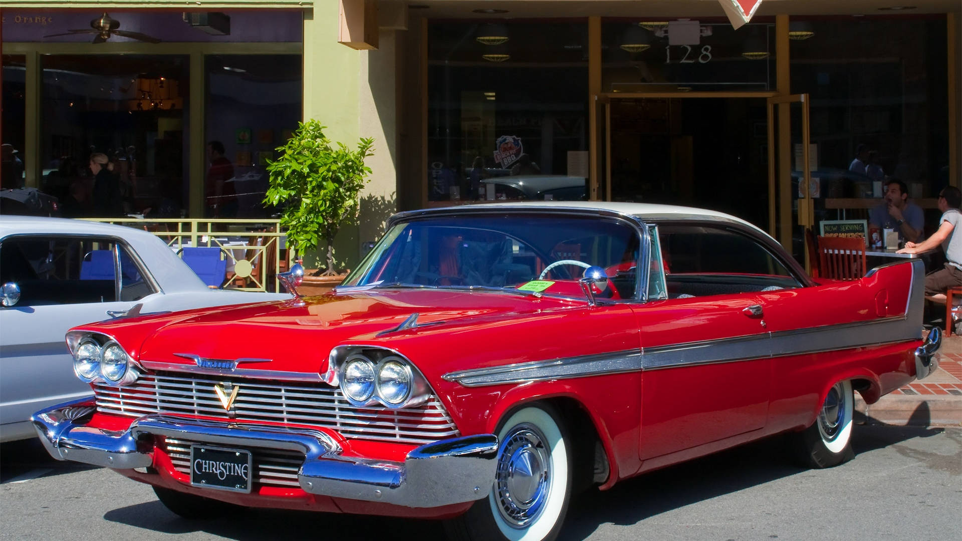 1958 Plymouth Belvedere At Christine Film Background