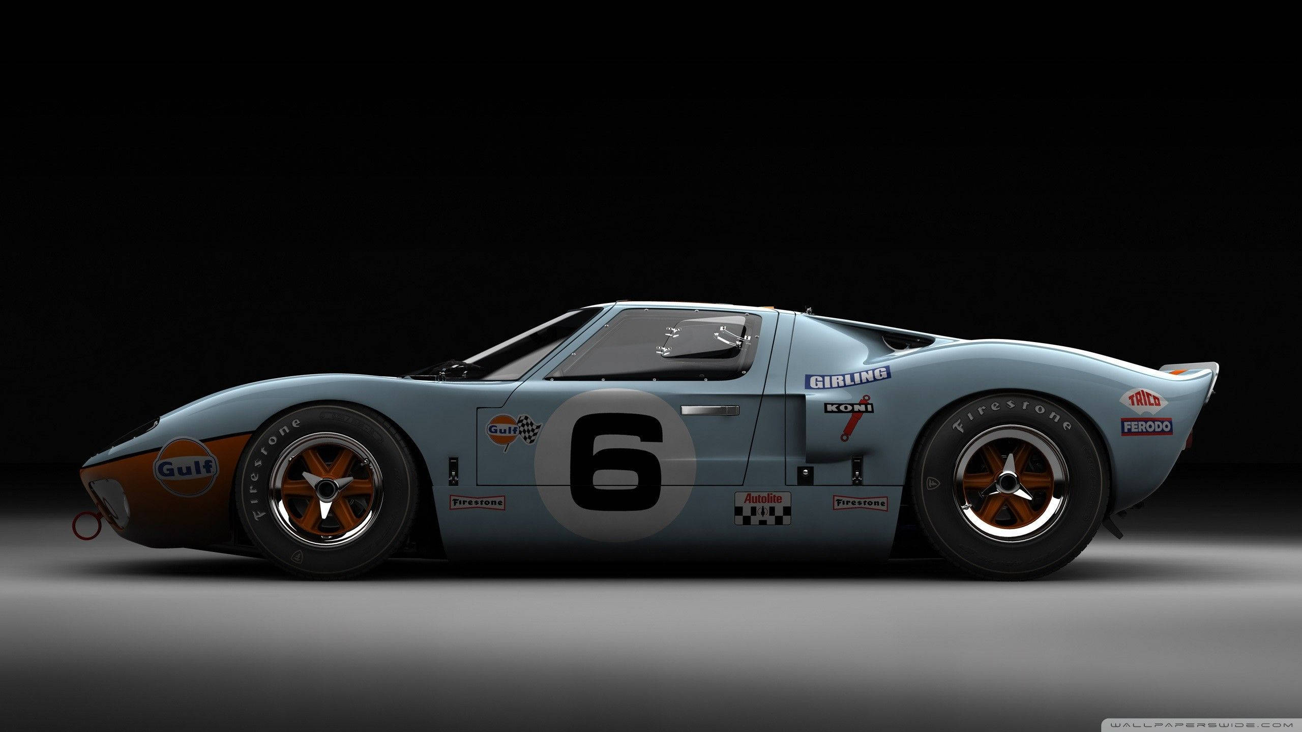1968 Ford Gt40 Sports Car Background