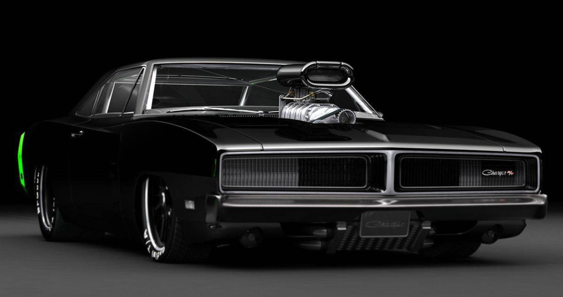 1969 Dodge Charger Blower Background