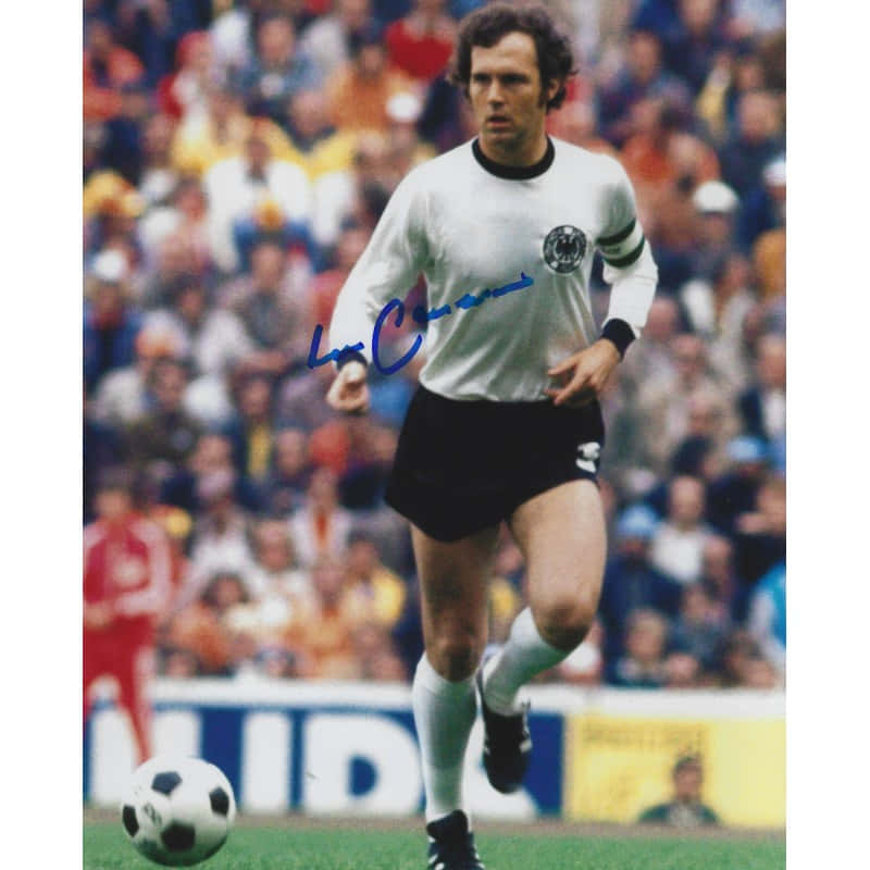 1970s Icon Franz Beckenbauer Background