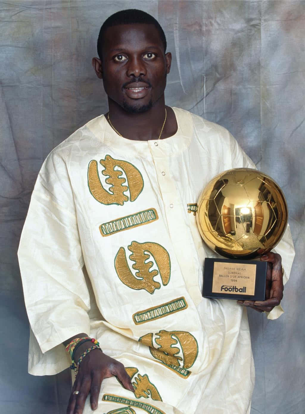 1995 Ballon D'or Winner George Weah Background