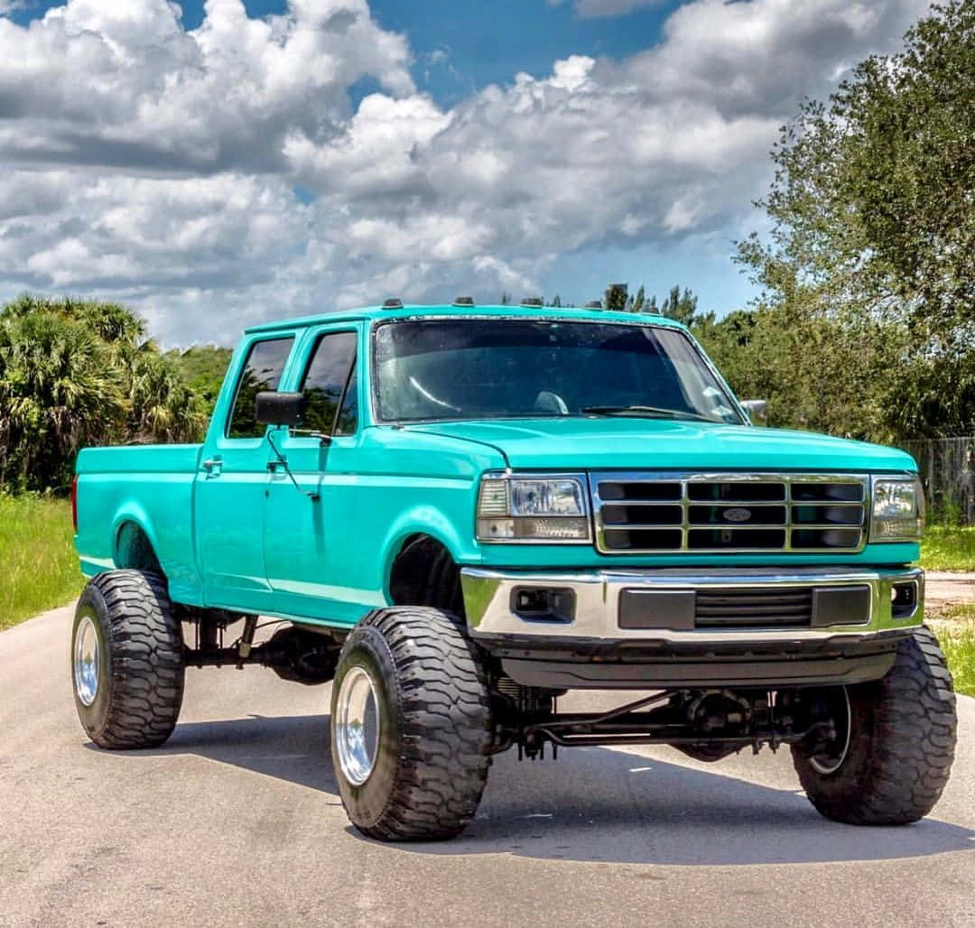 1995 Ford F-250 Powerstroke Pickup Truck Background