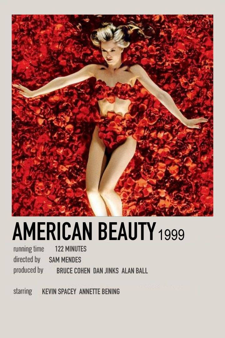 1999 Film American Beauty Poster Background