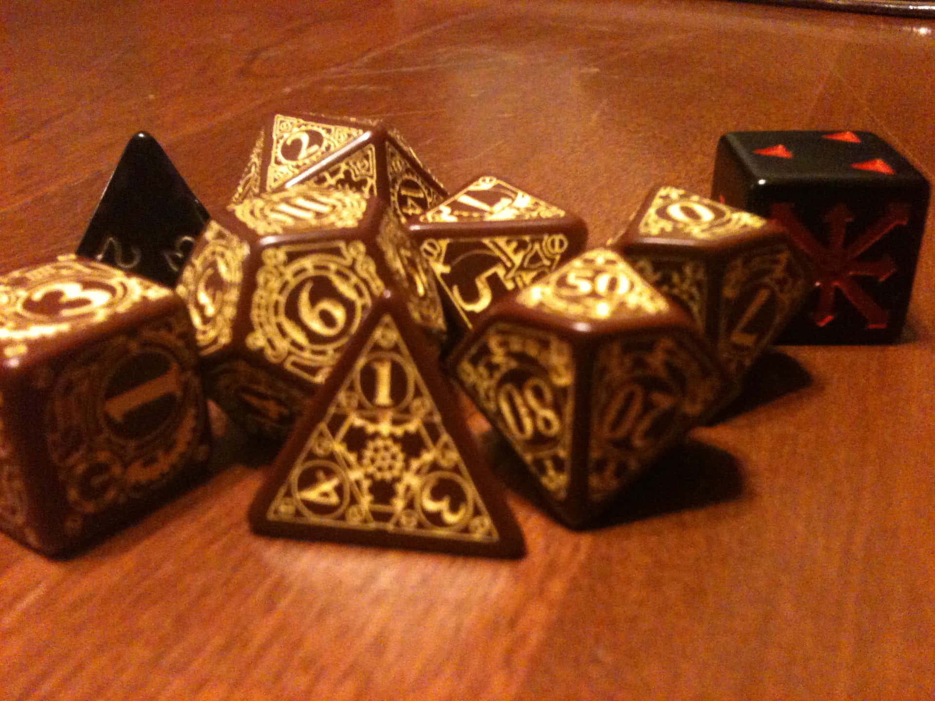 20 Sided Dice For A Perfect Roll Background