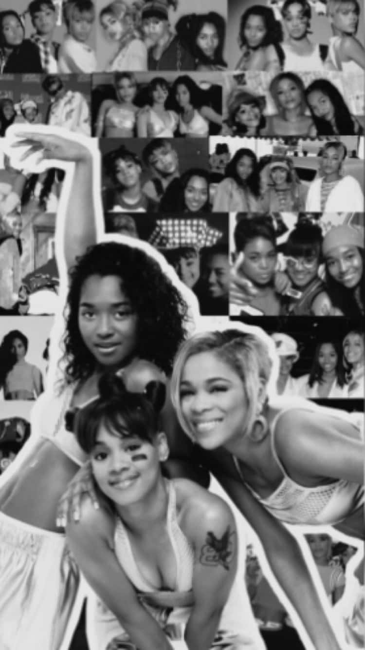 2000s Black White Tlc Background