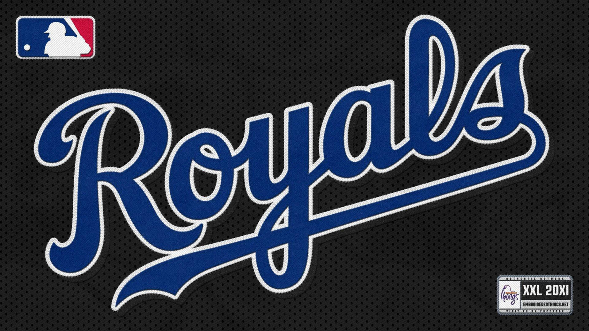 2003 Kansas City Royals Jersey Logo Background