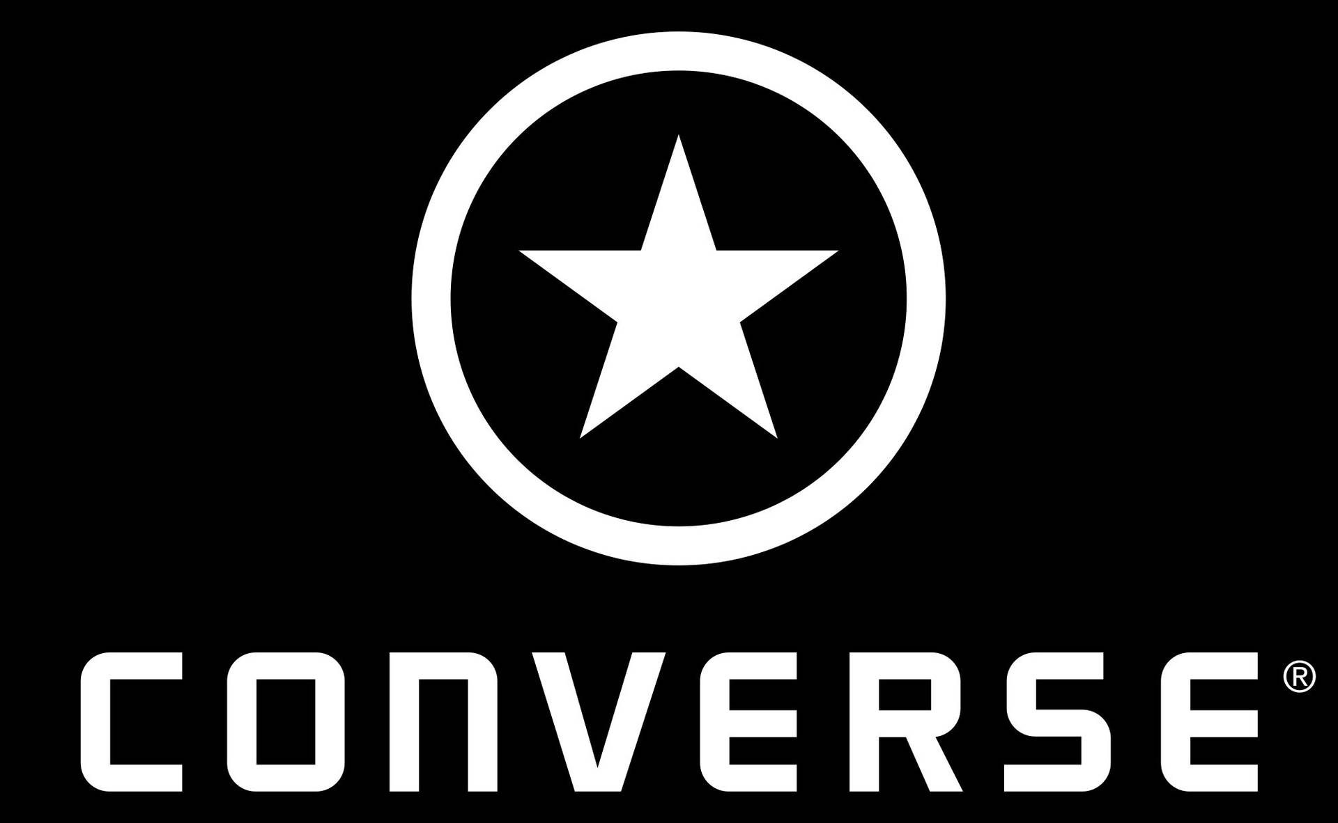 2003 White Converse Logo Background
