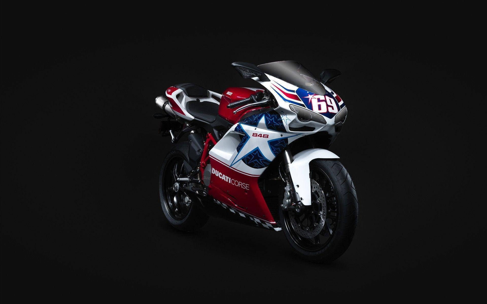 2010 Ducati 848 Nicky Hayden Edition Cool Bike Background