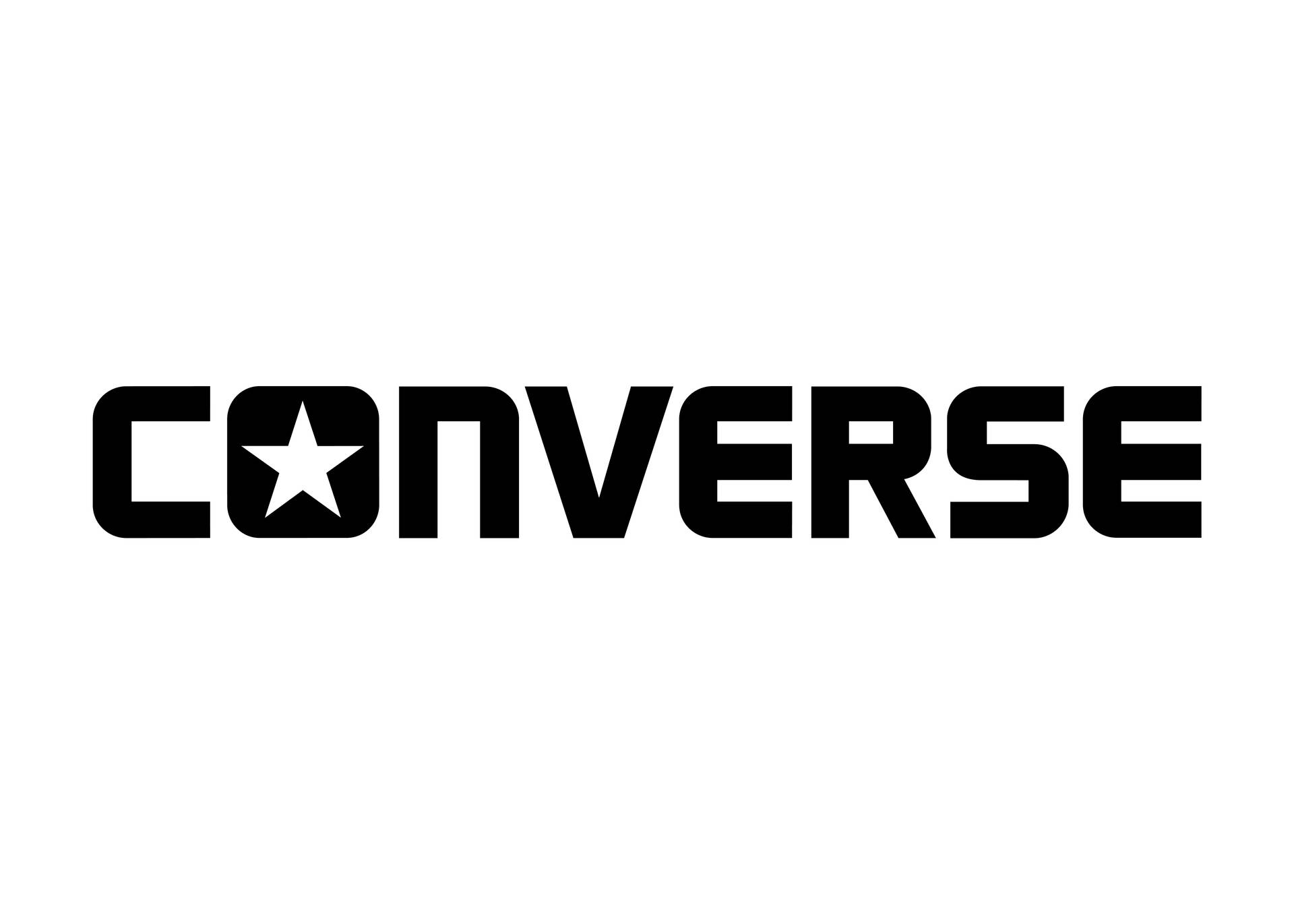 2011 Black Converse Logo Background