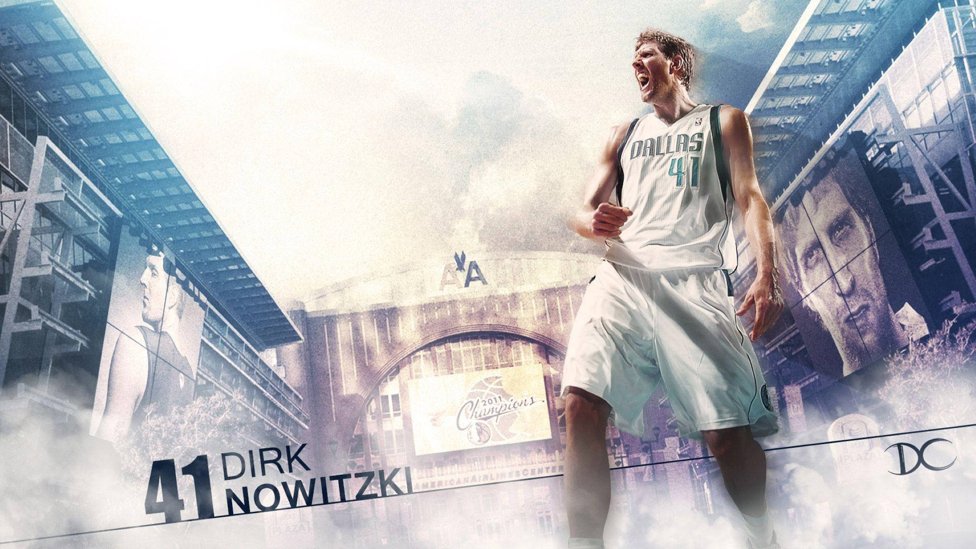 2011 Nba Champion Dirk Nowitzki Background