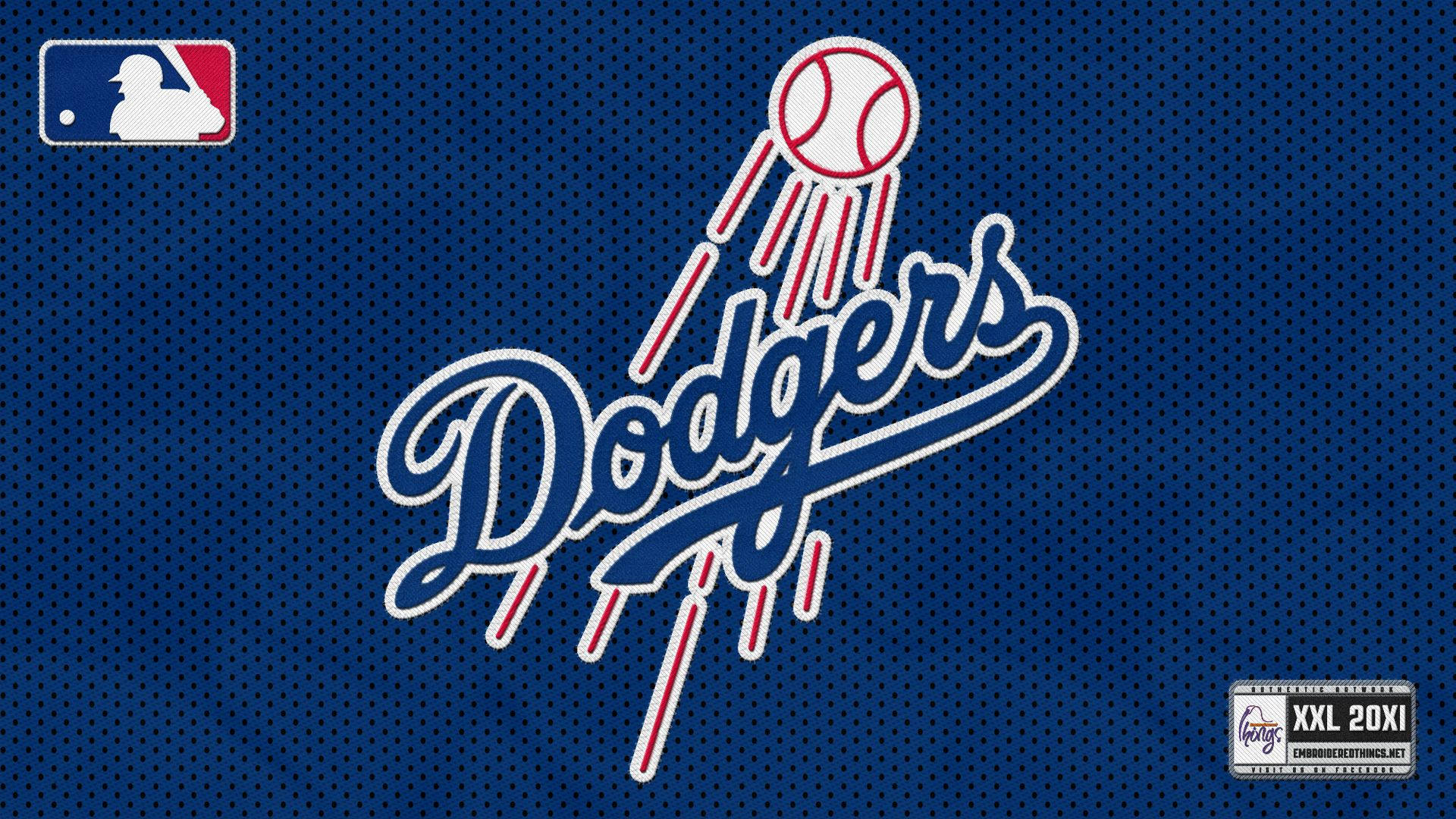 2011 Tournament Dodgers Logo Background