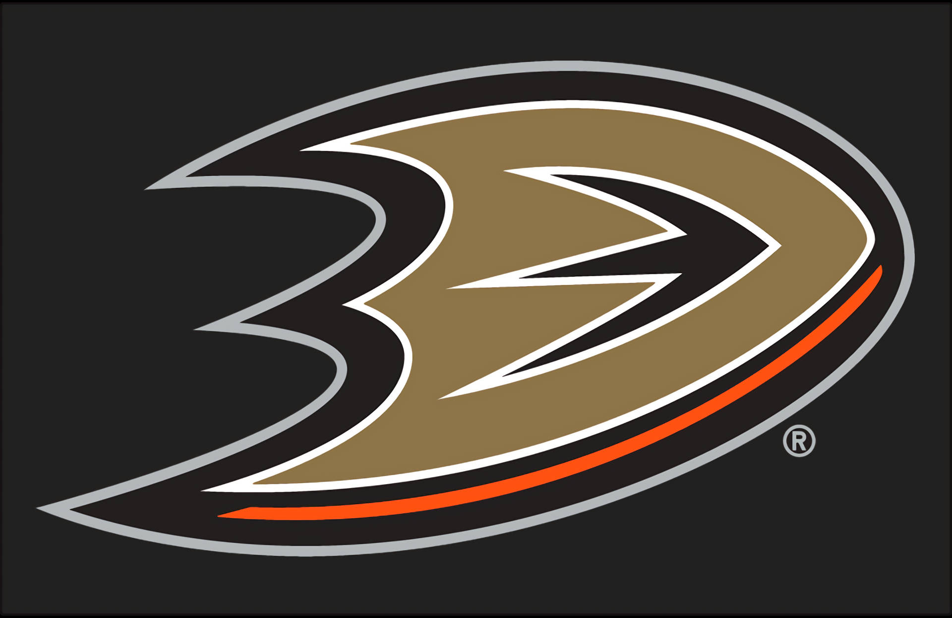 2013 Anaheim Ducks Black Background Background