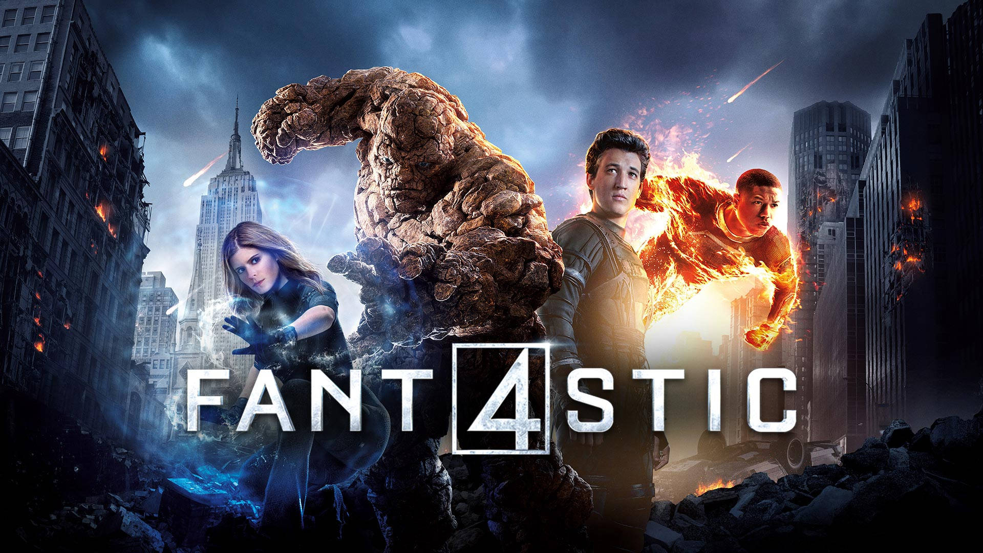 2015 Fantastic Four Illustration Background