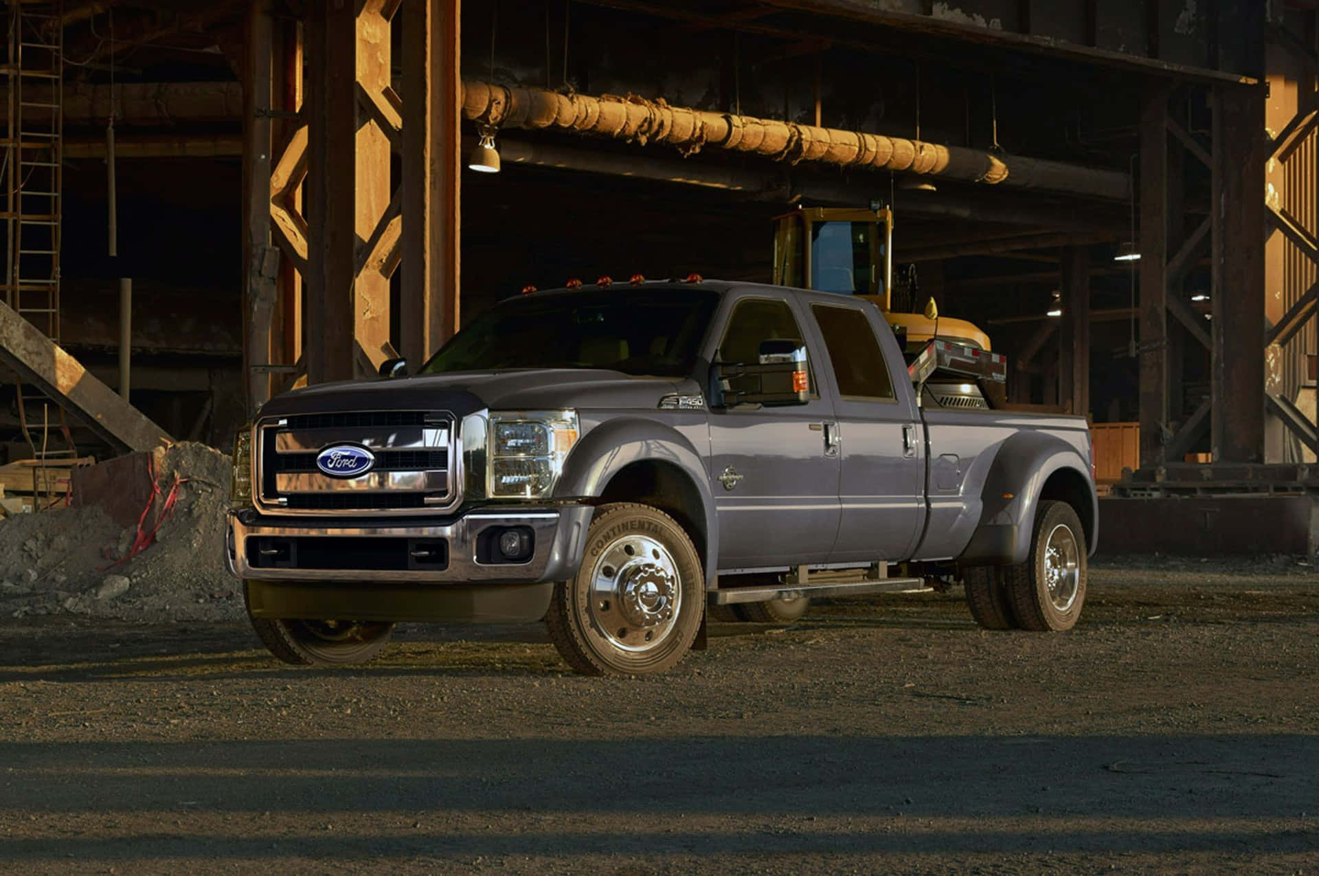 2015 Ford F-250 Powerstroke Engine Background