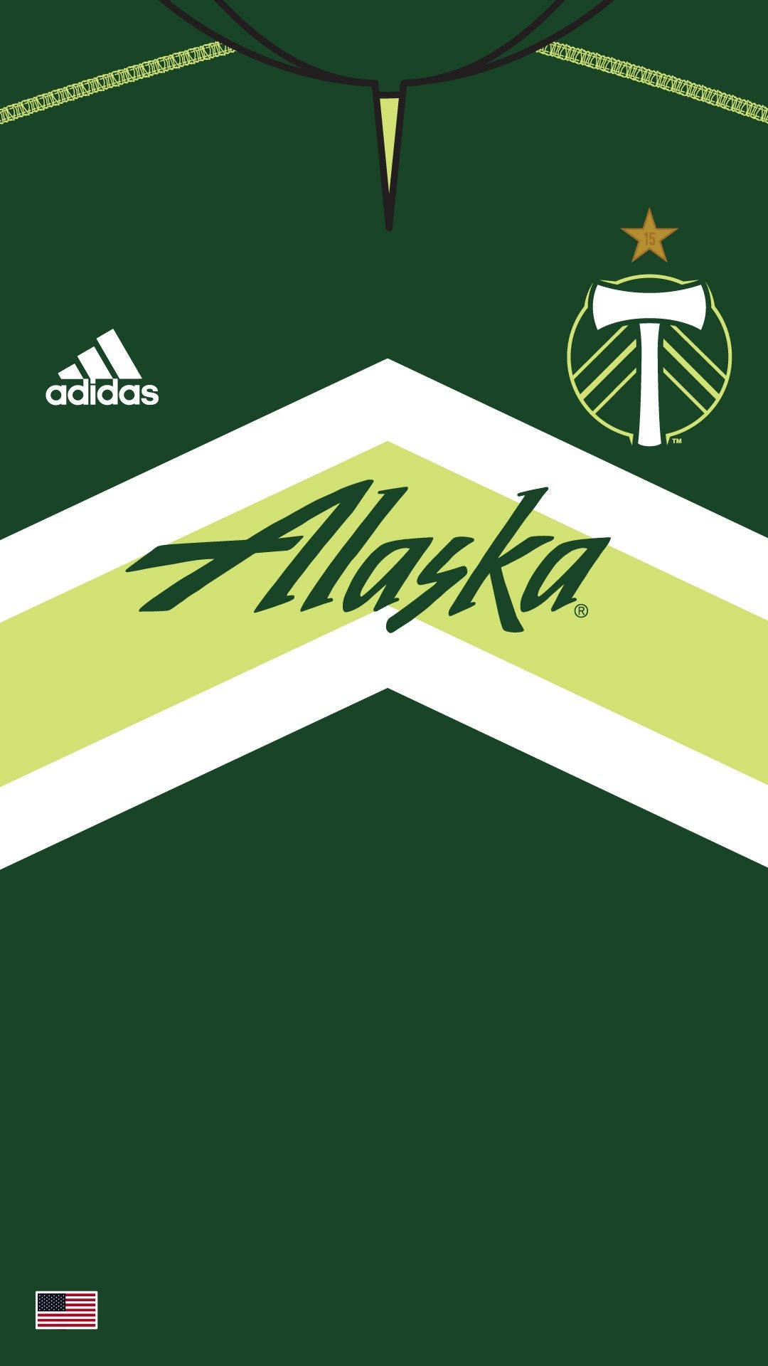 2016 Portland Timbers Jersey Background