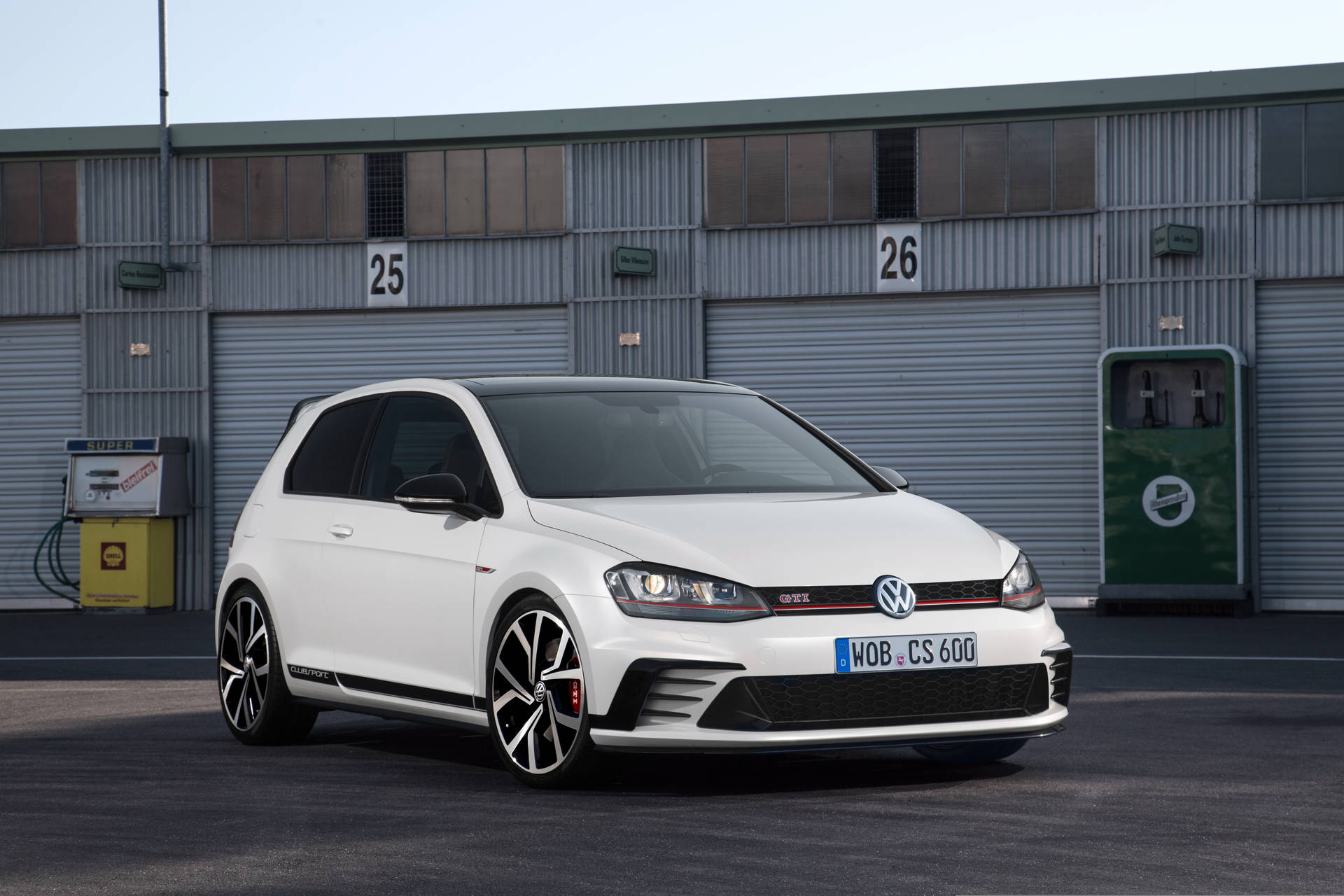2016 White Volkswagen Golf Gti Clubsport Background