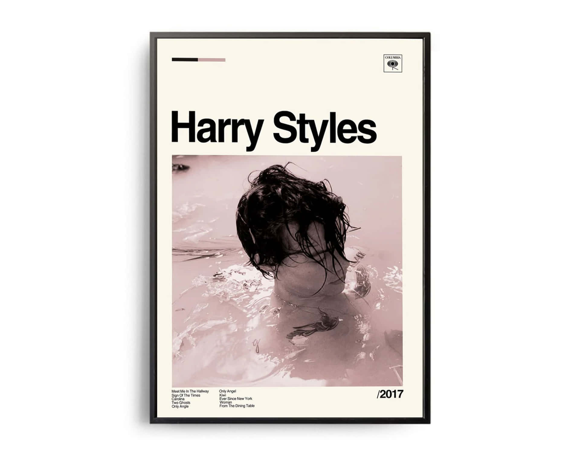 2017 Harry Styles Album Cover In A Poster Background