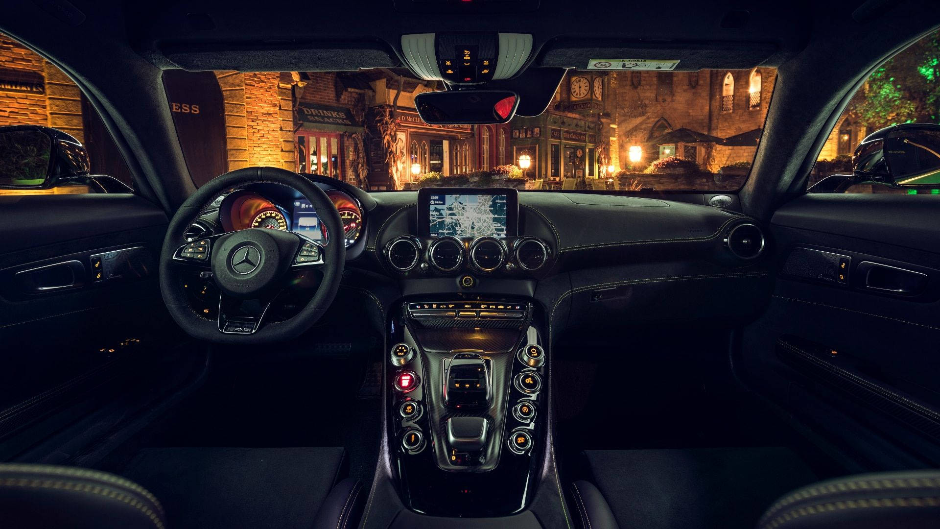 2017 Mercedes Amg Gtr Dashboard Background