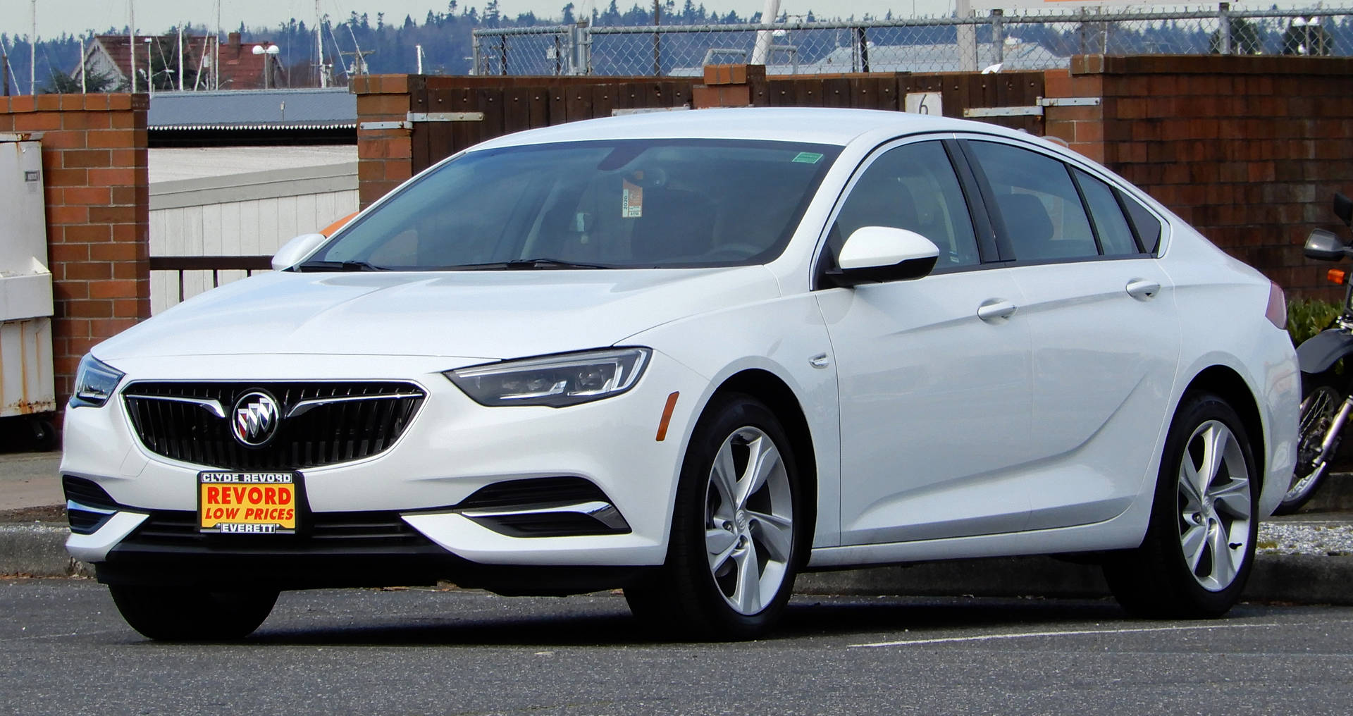 2018 Buick Regal Sportback In White Background