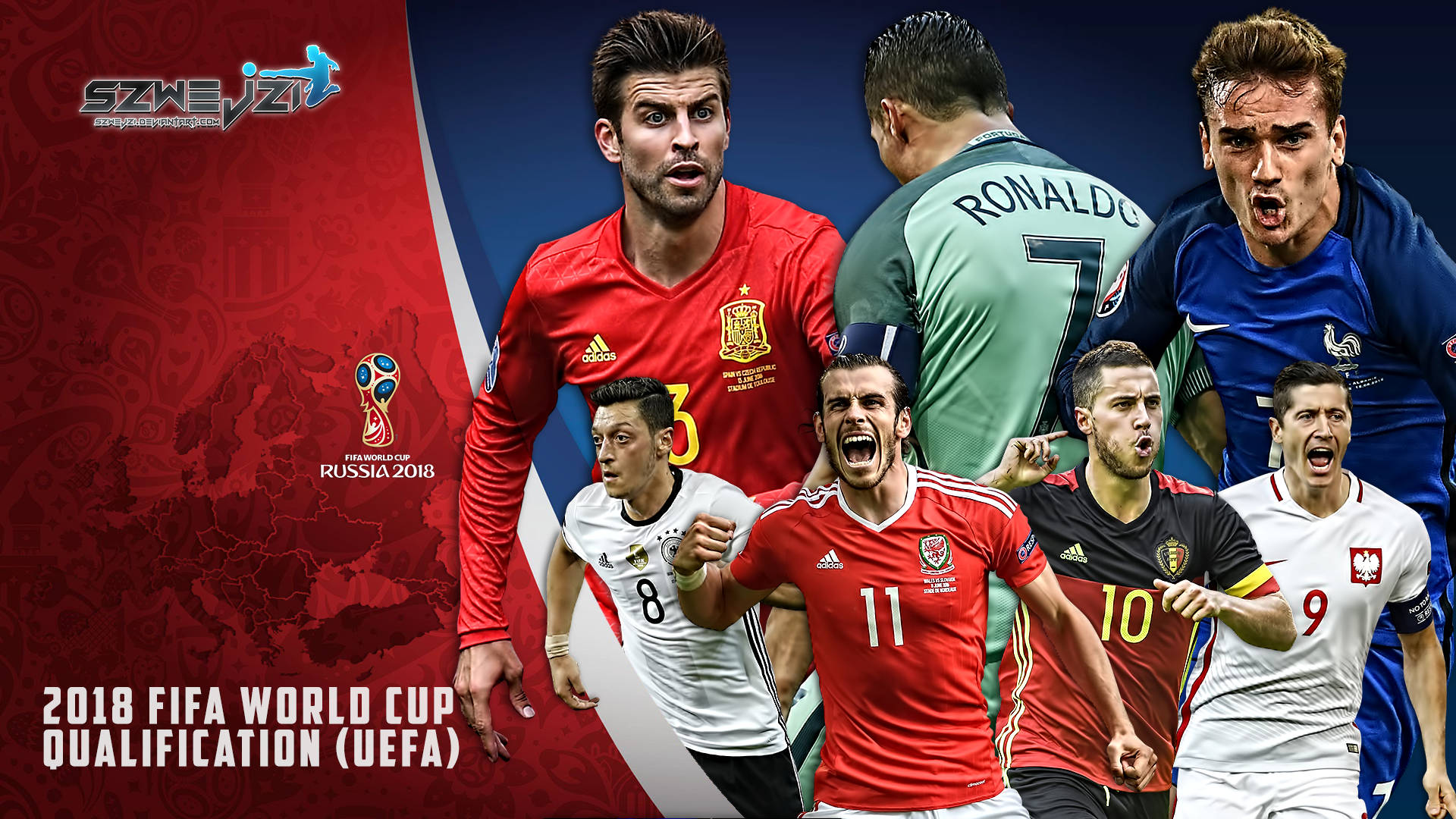 2018 Fifa World Cup Qualification Poster Background