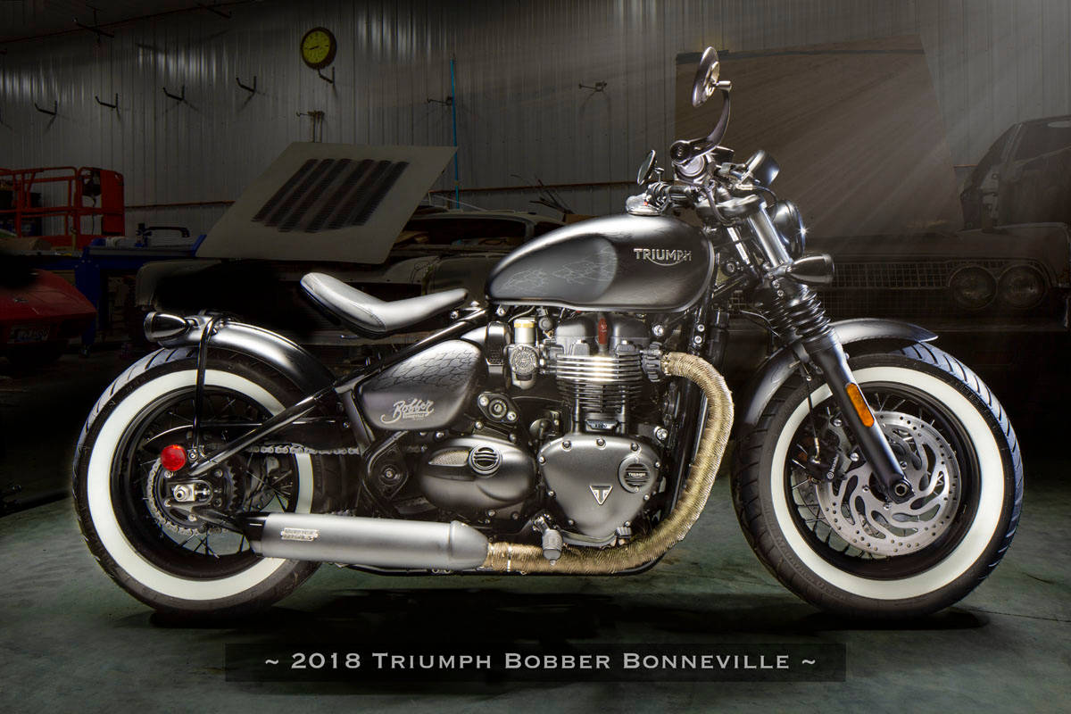 2018 Triumph Bobber Bonneville Background