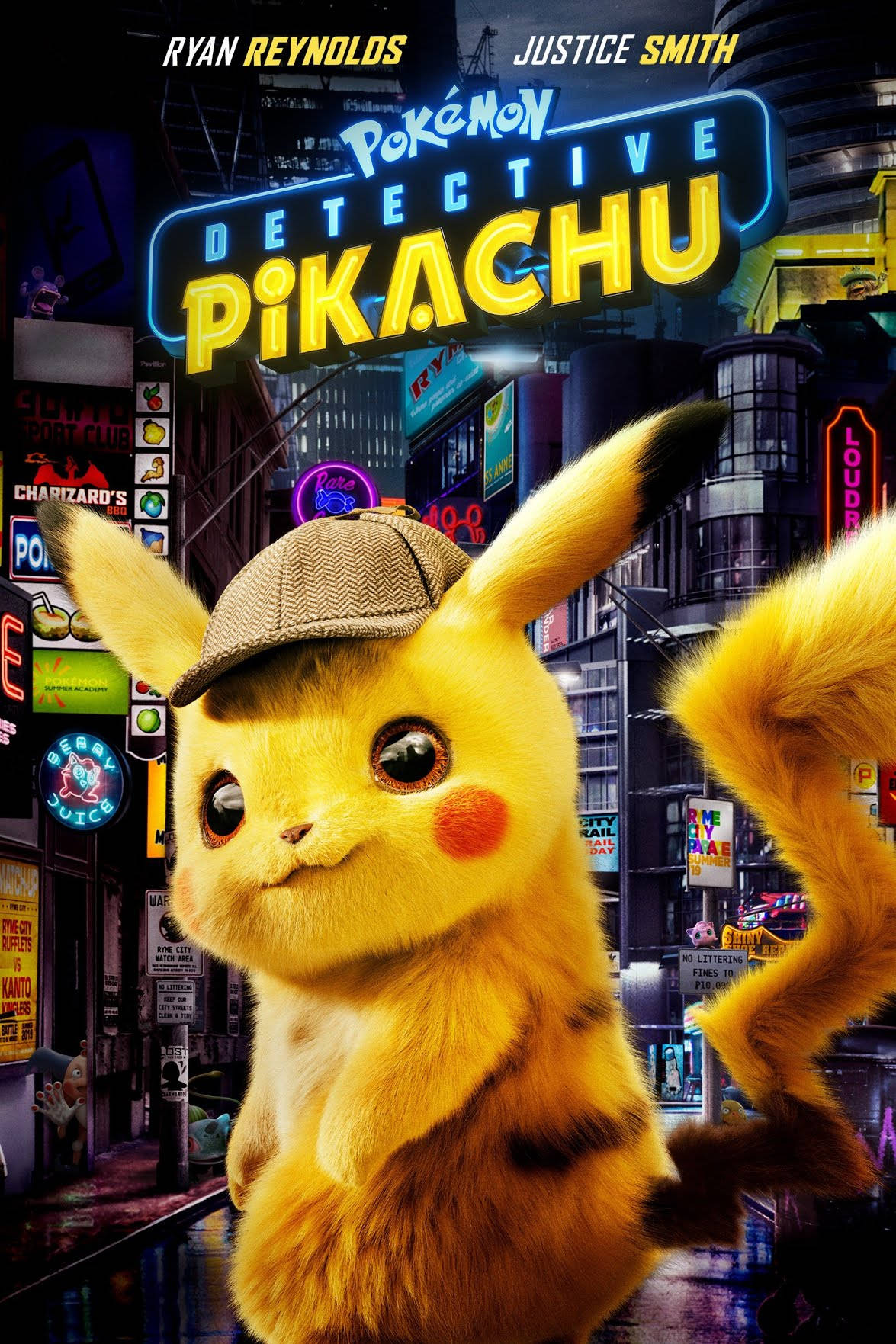 2019 Detective Pikachu Live Action Movie Background