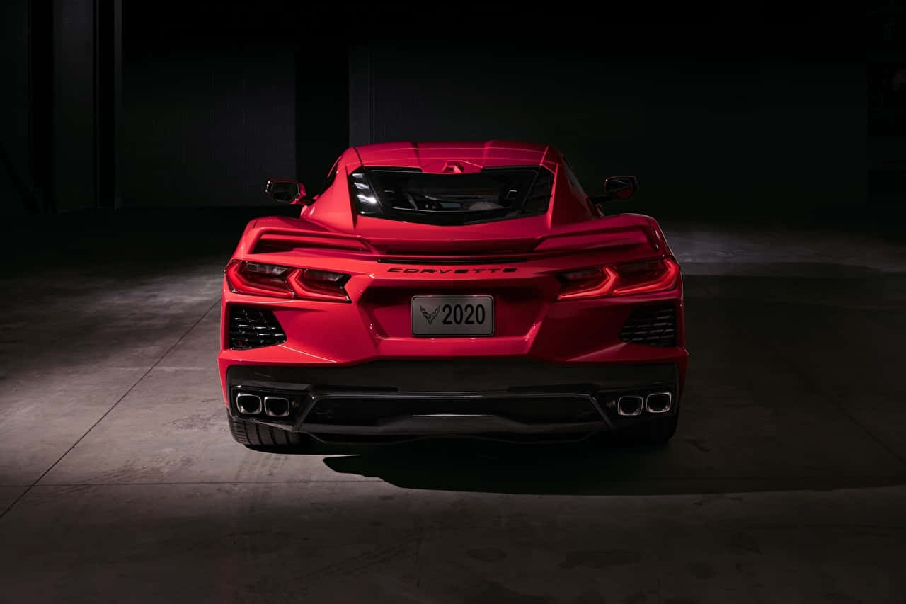 2020 Corvette C8 Rear View