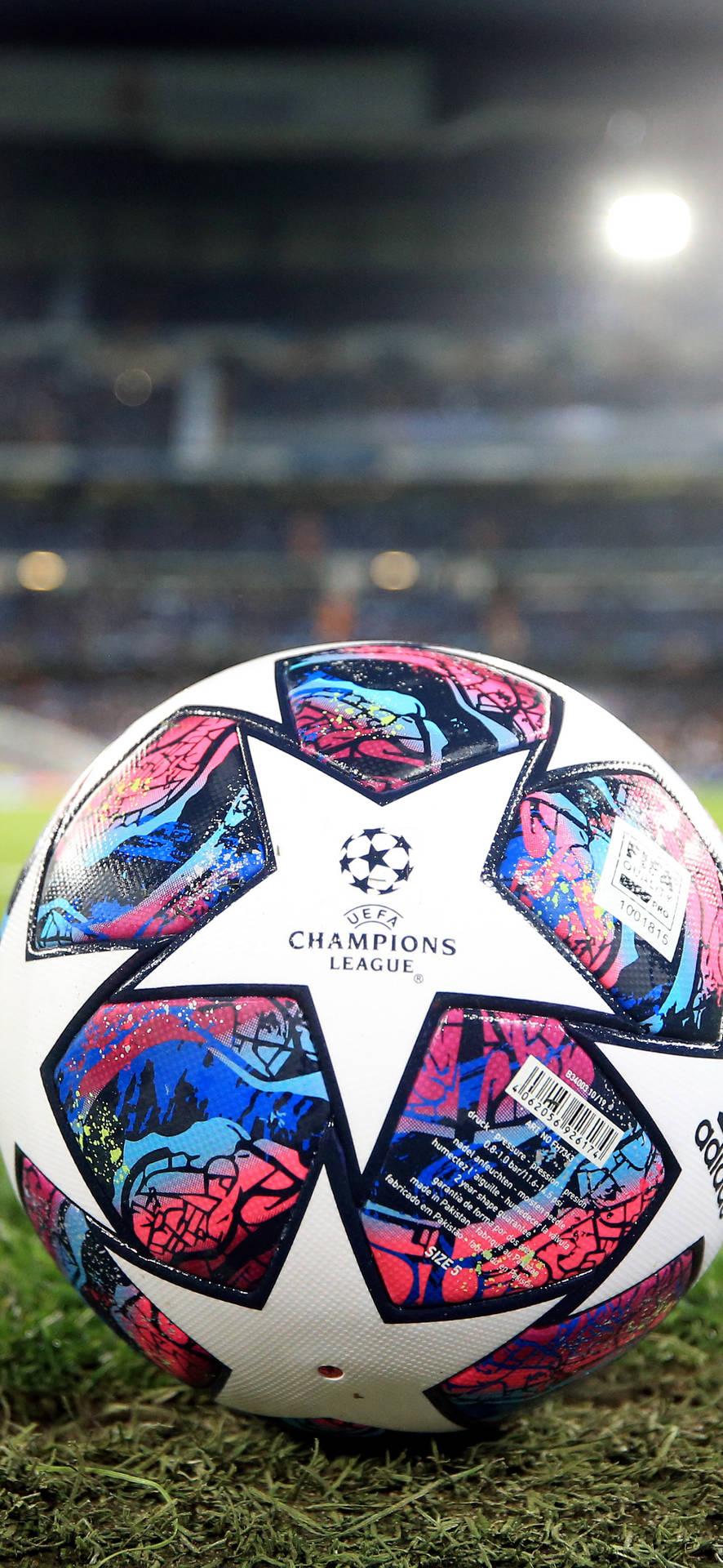 2020 Finale Champions League Ball Background