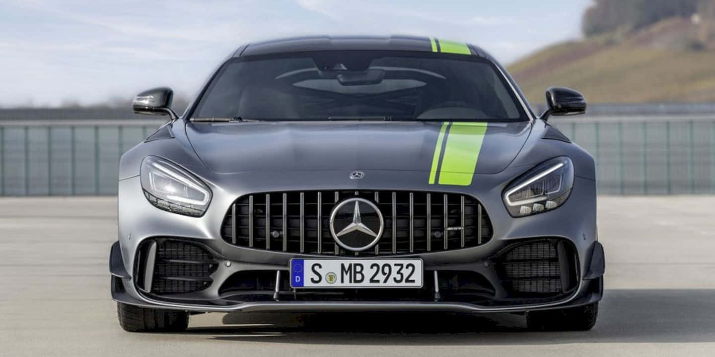 2020 Mercedes A M G G T R Pro Front View Background