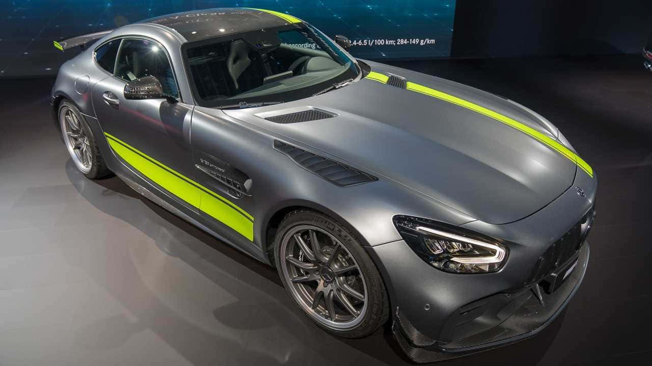 2020 Mercedes A M G G T R Pro Side View Background