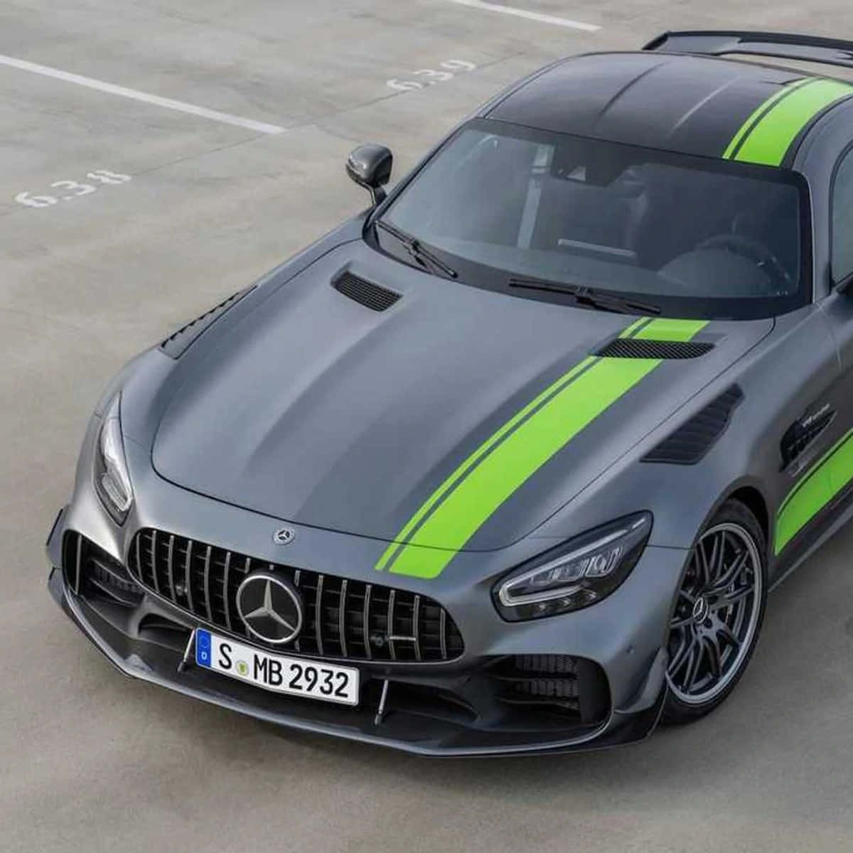 2020 Mercedes A M G G T R Pro Top View