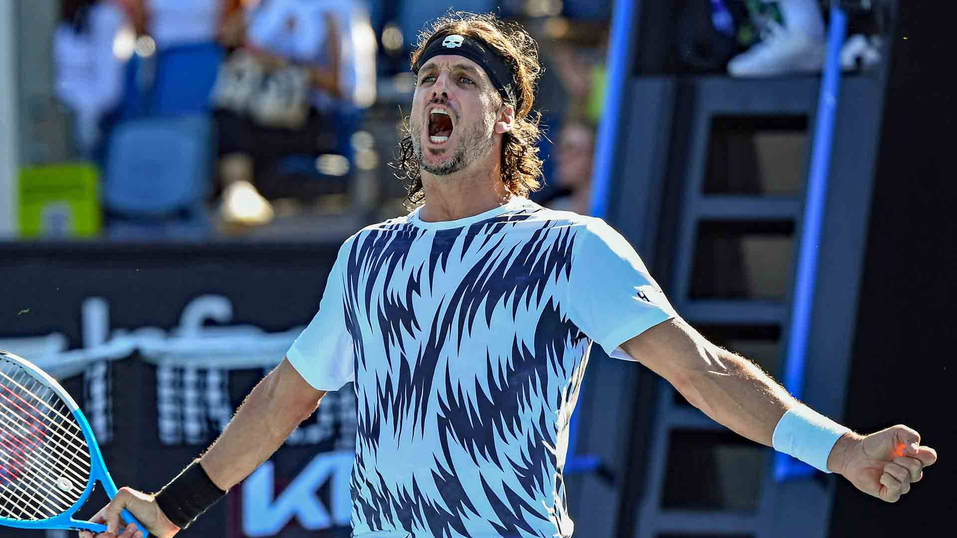 2021 Australian Open Tournament Feliciano Lopez Background