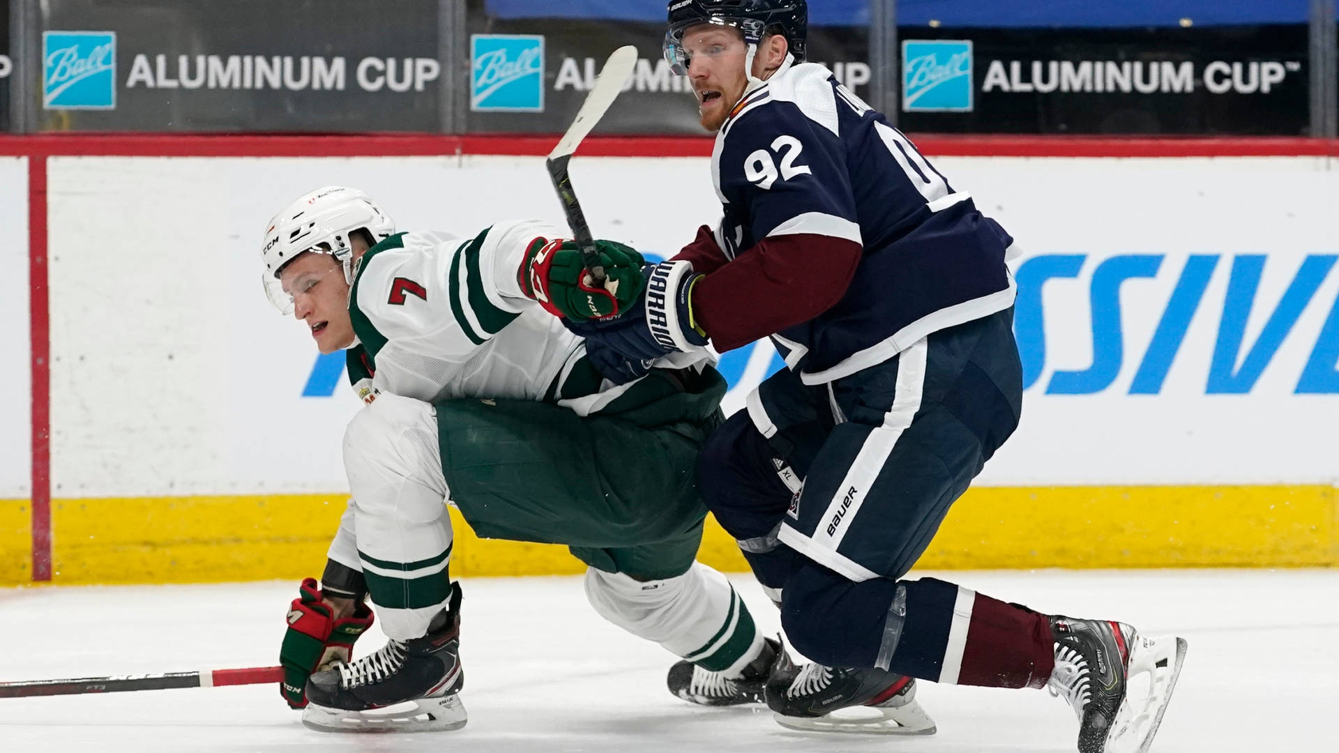 2021 Minnesota Wild Vs. Colorado Avalanche Gabriel Landeskog Background