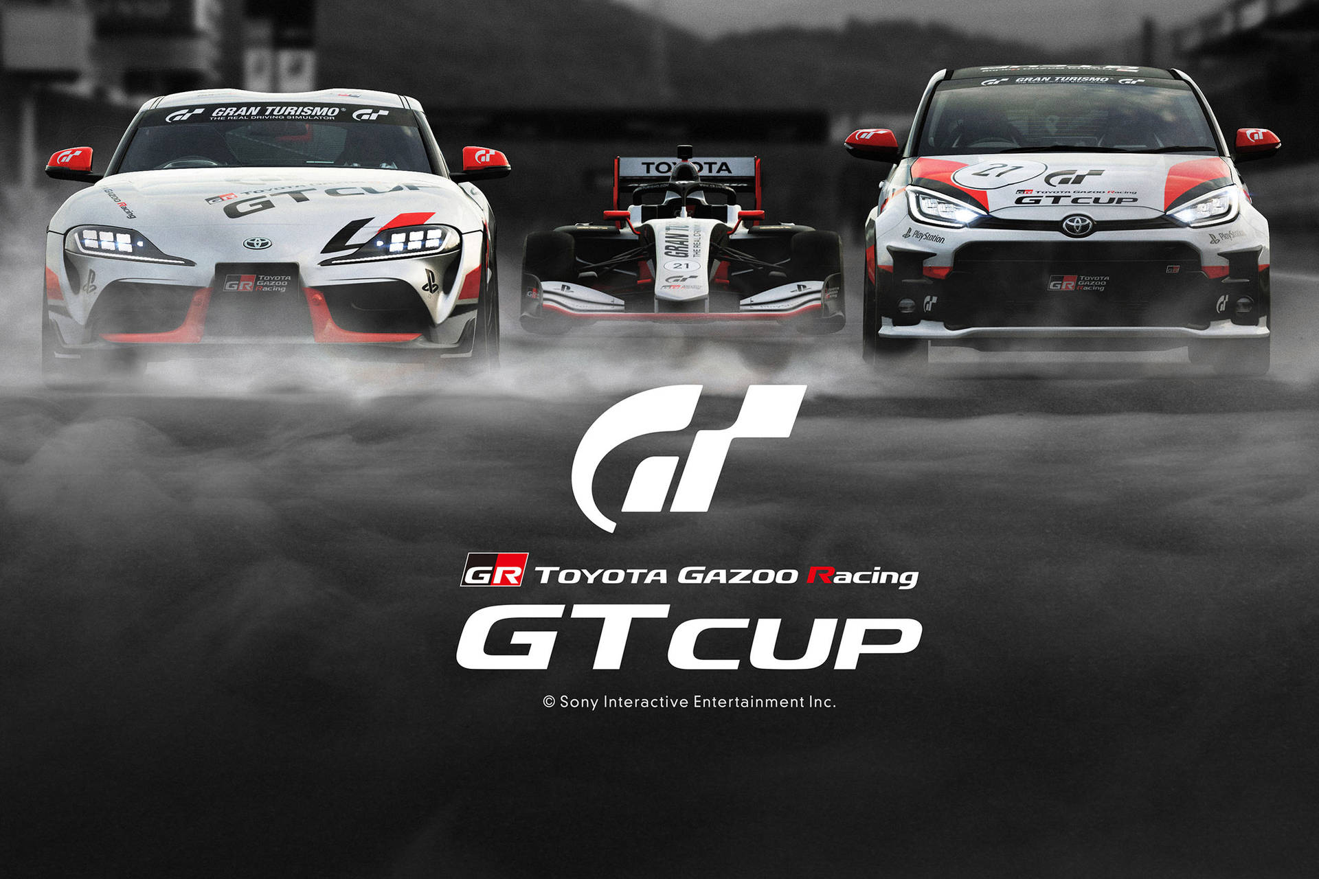 2021 Toyota Gr Gt Cup Circuit Motorsport Poster Background