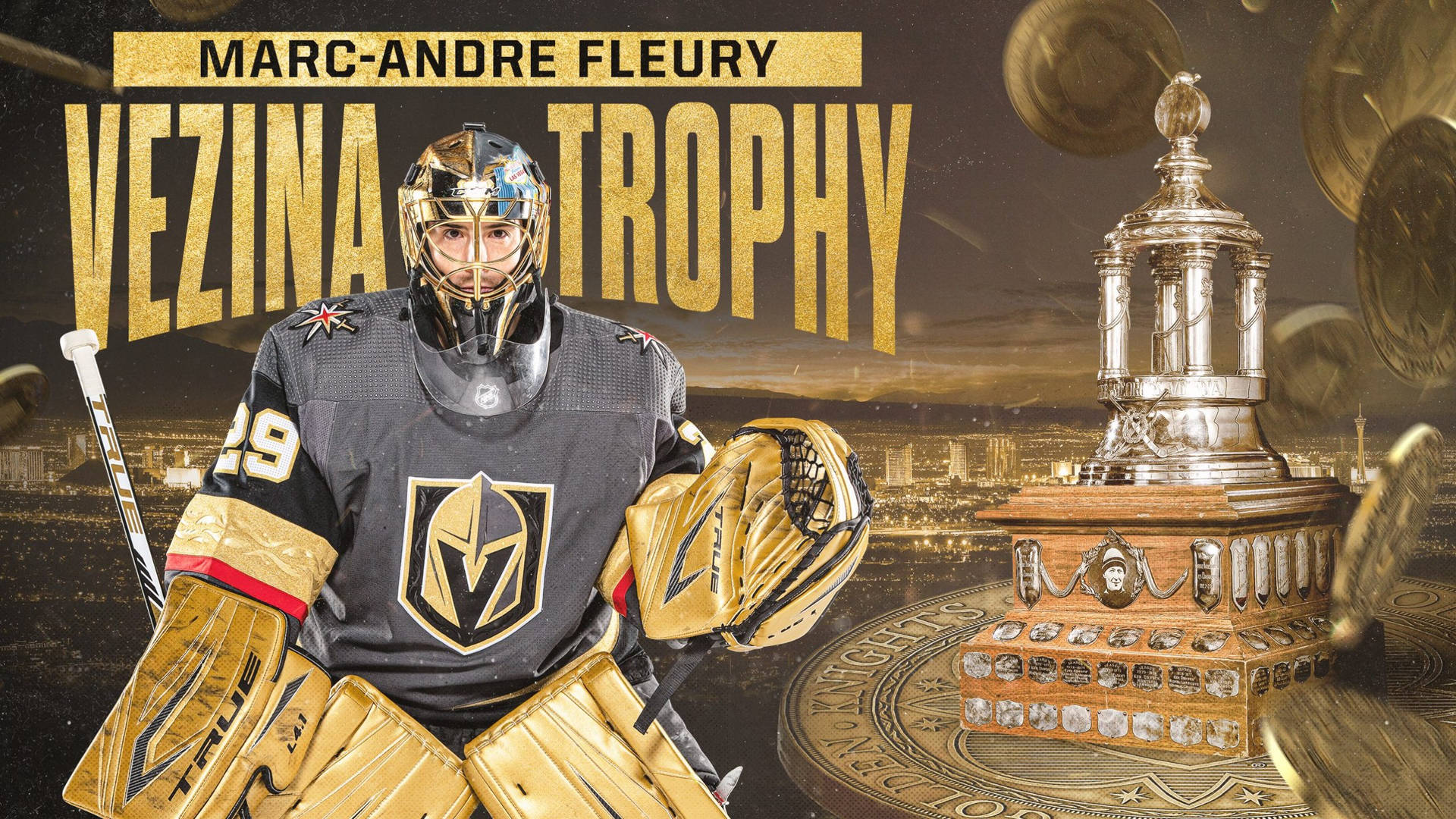 2021 Vezina Trophy Winner Marc Andre Fleury Background