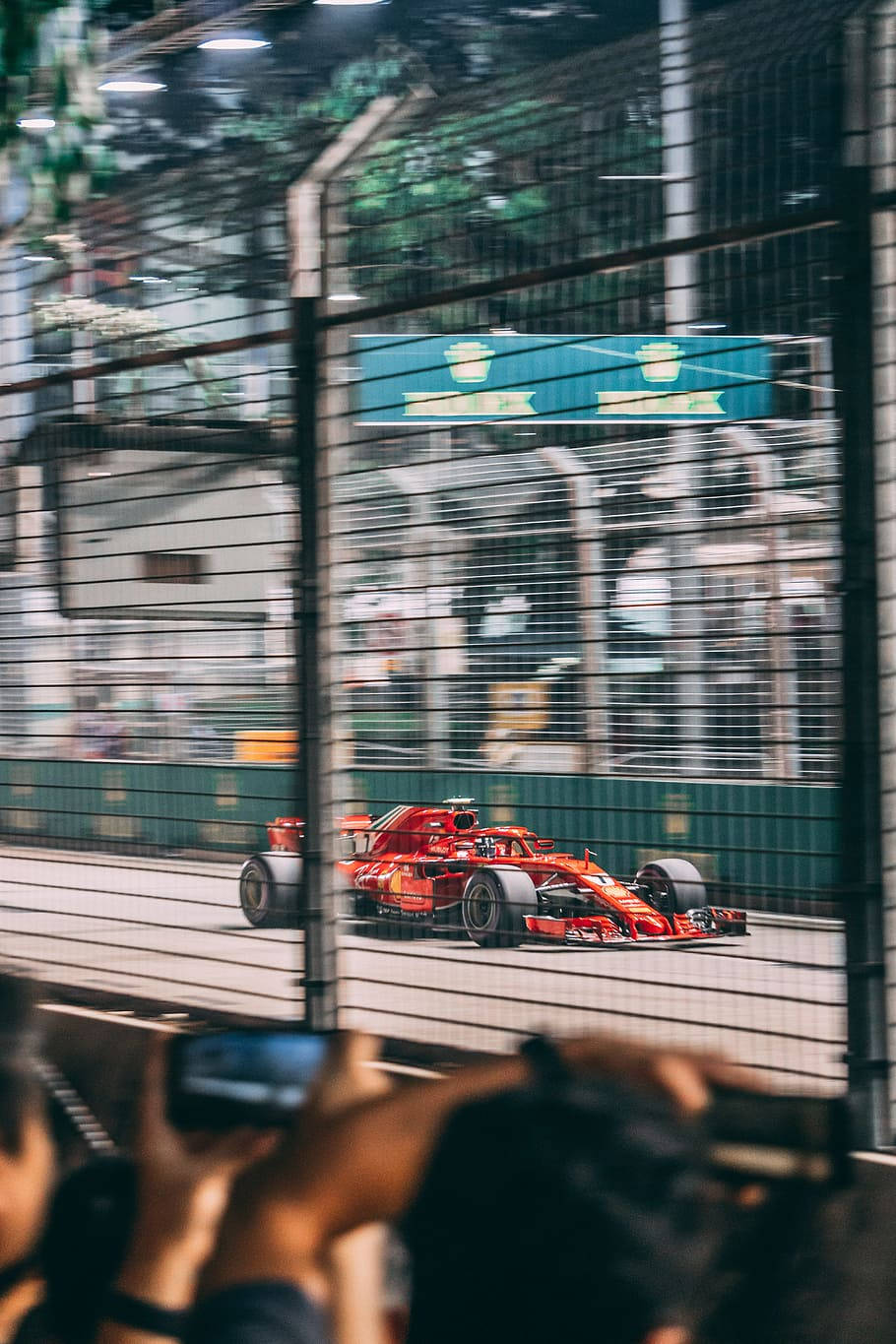 2022 Challenger Red F1 Ferrari Phone Background