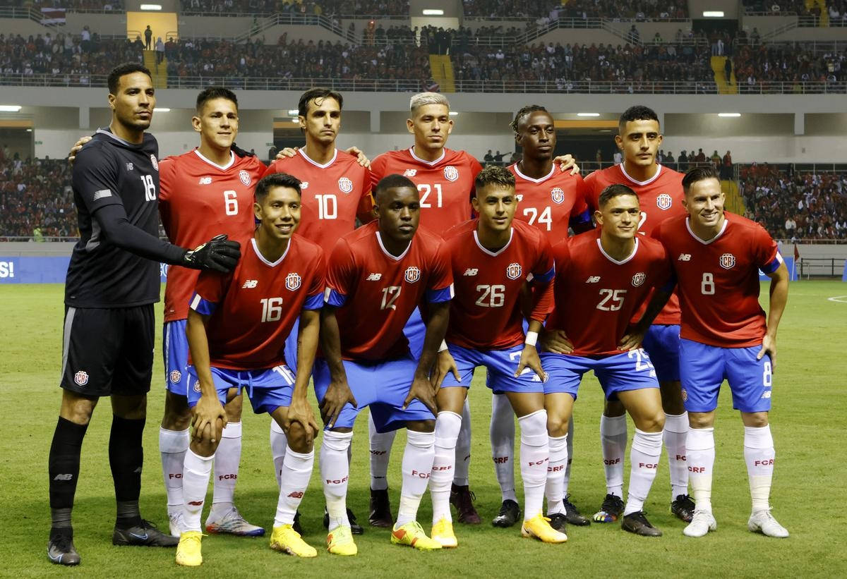 2022 Friendly Match Costa Rica National Football Team Background