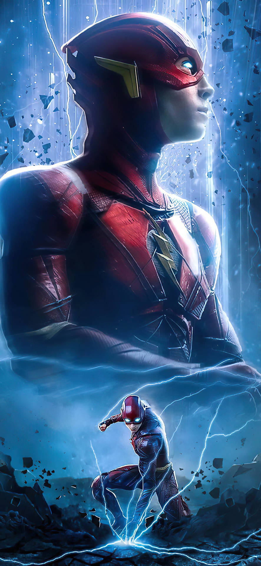 2023 The Flash Superhero Movie Background