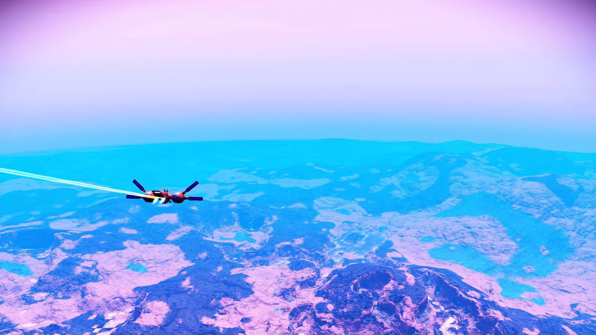 2048x1152 Aesthetic Blue And Purple