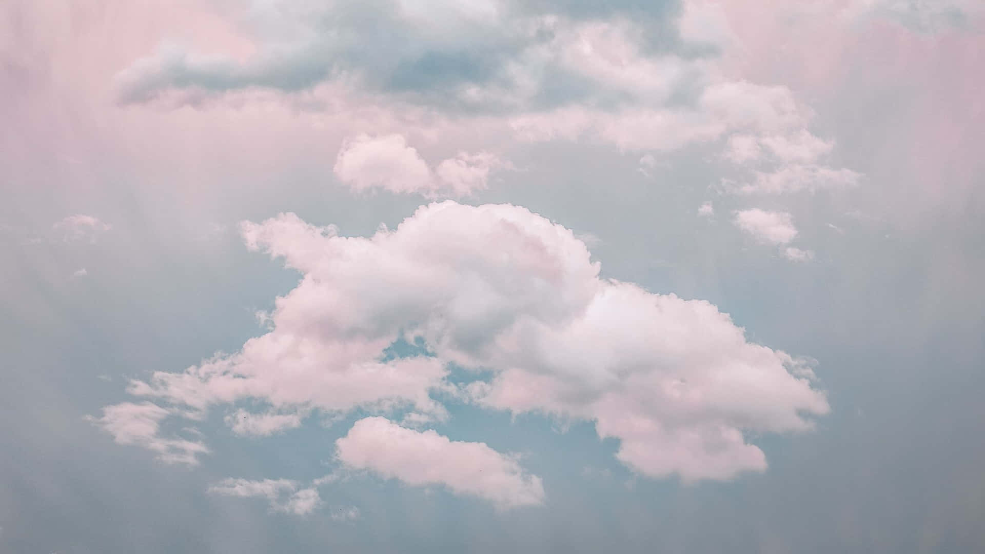 2048x1152 Aesthetic Pastel Clouds Desktop Background