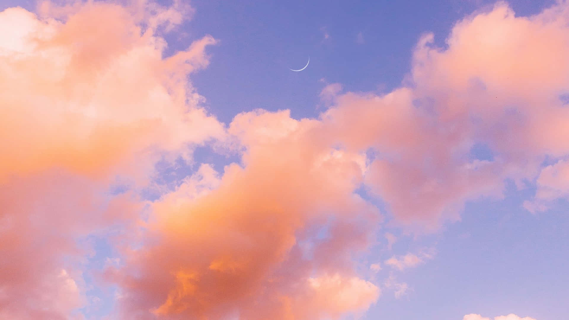 2048x1152 Aesthetic Pastel Clouds In Blue Sky Background
